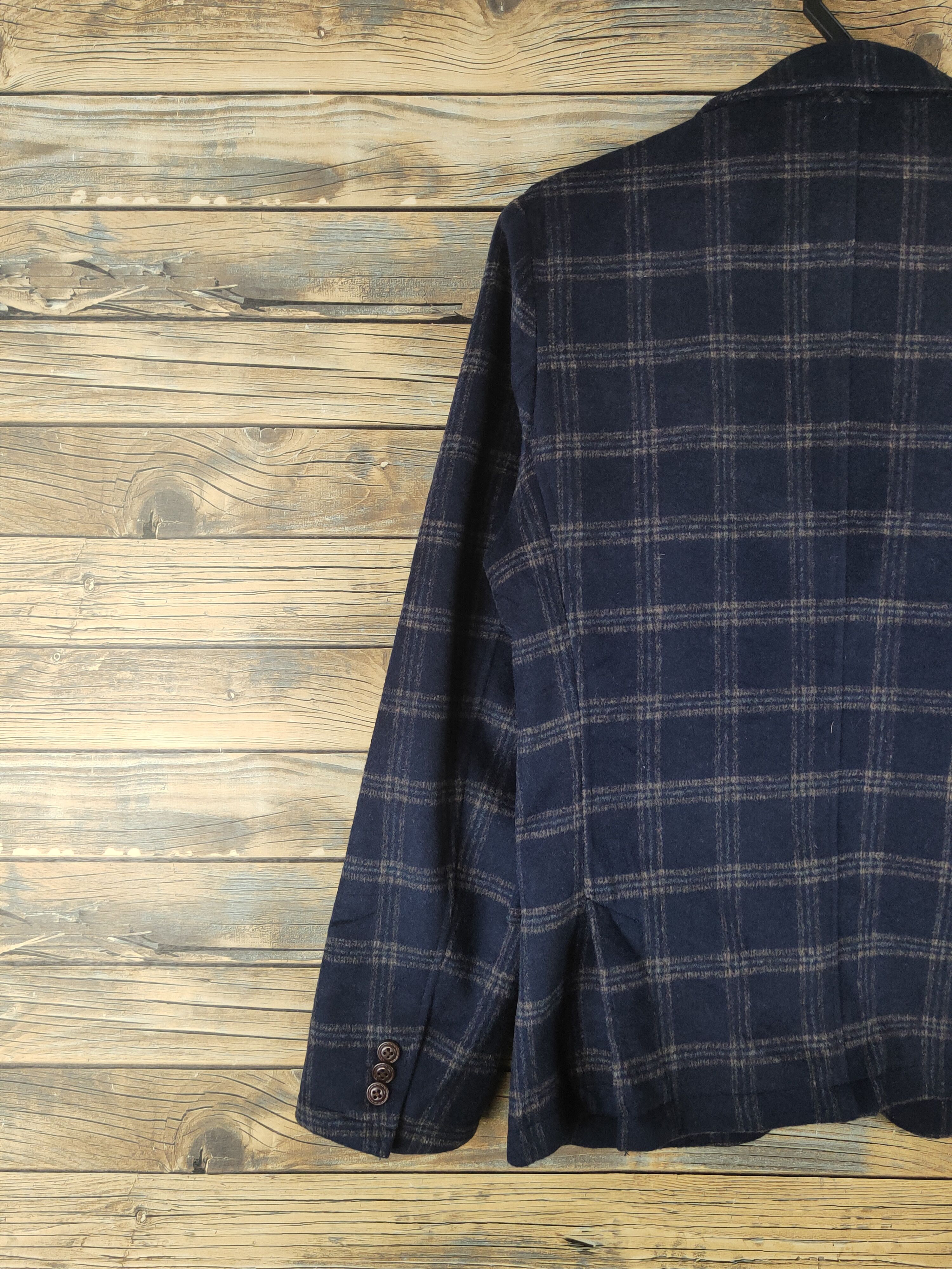 Vintage Rare collection 🔥Here's Street Navy Wool Blazers Size US M / EU 48-50 / 2 - 8 Thumbnail