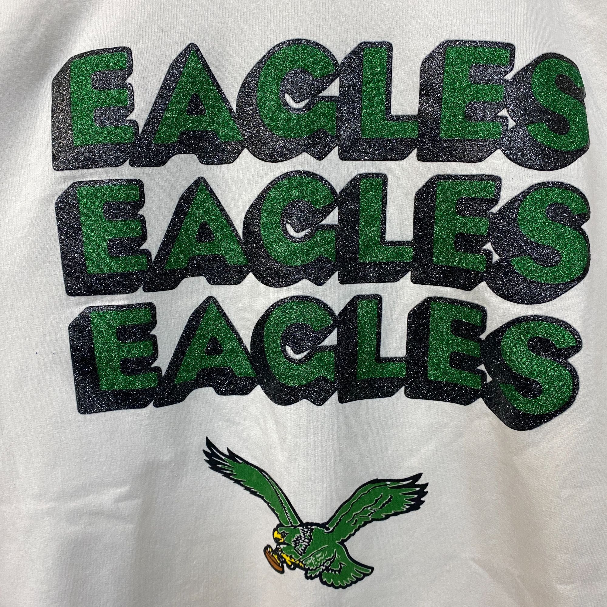 Junk Food Junk Food Clothing Philadelphia Eagles Repeat Bling Glitter Size US XXL / EU 58 / 5 - 2 Thumbnail