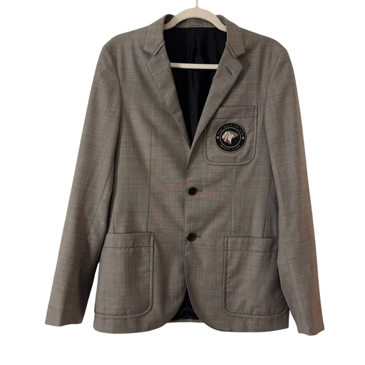 Lanvin Lanvin Men's Grey Full Suit Size 46R - 1 Thumbnail