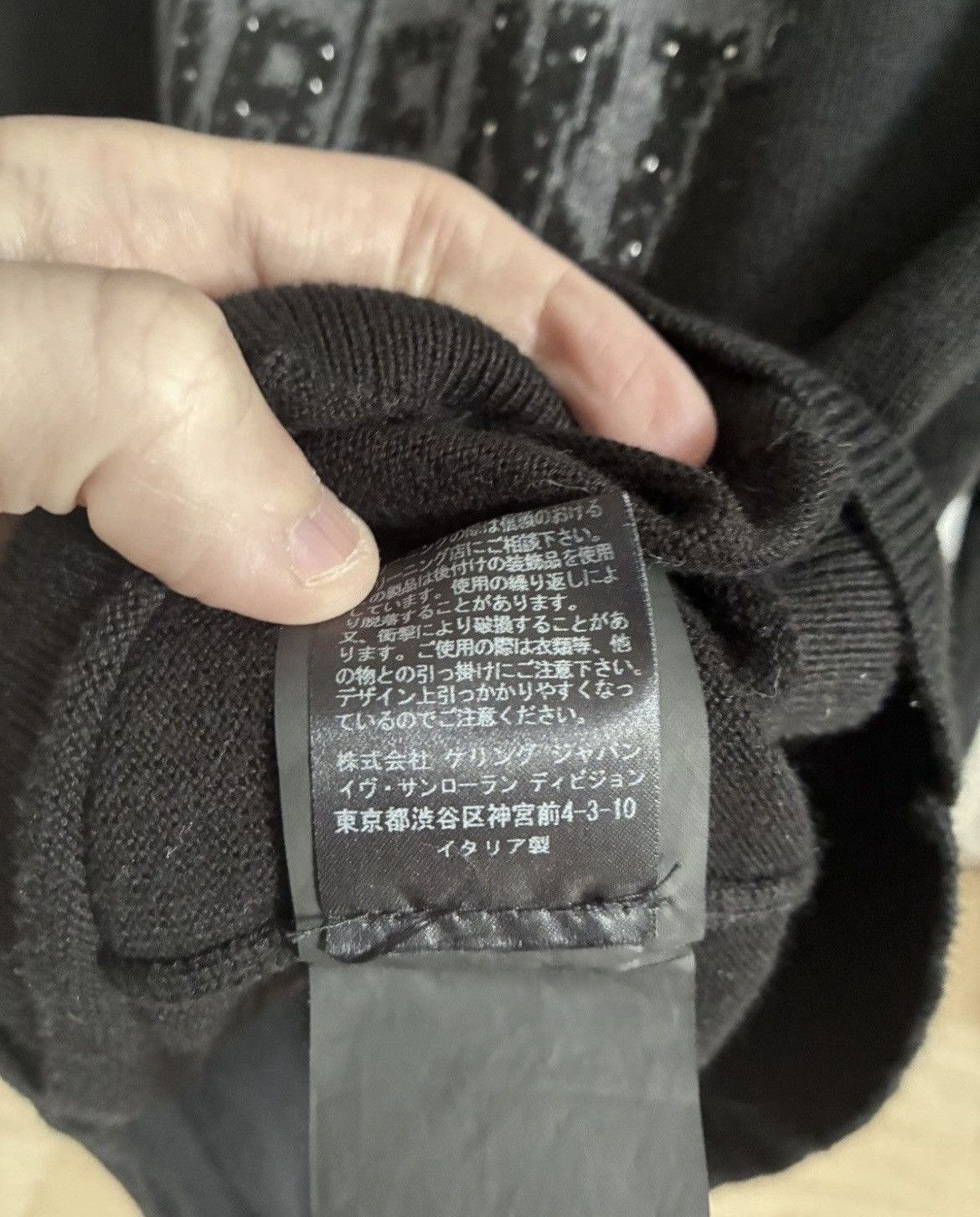 Saint Laurent Paris Saint Laurent Studded Logo Hoodie Size US L / EU 52-54 / 3 - 7 Thumbnail