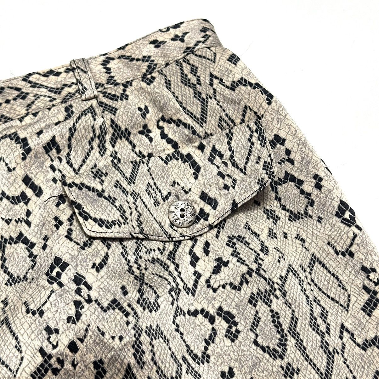Vintage Y2K Vintage Snake Pattern Skirt Size 29" - 6 Thumbnail