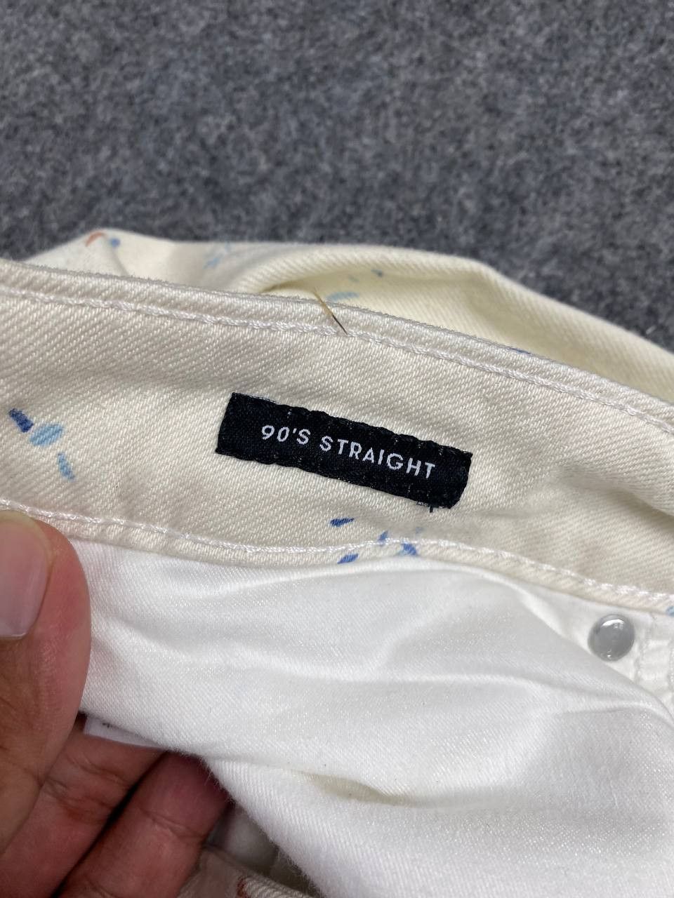 Japanese Brand vintage japanese brands 90s straight fullprint denim Size US 35 - 11 Thumbnail