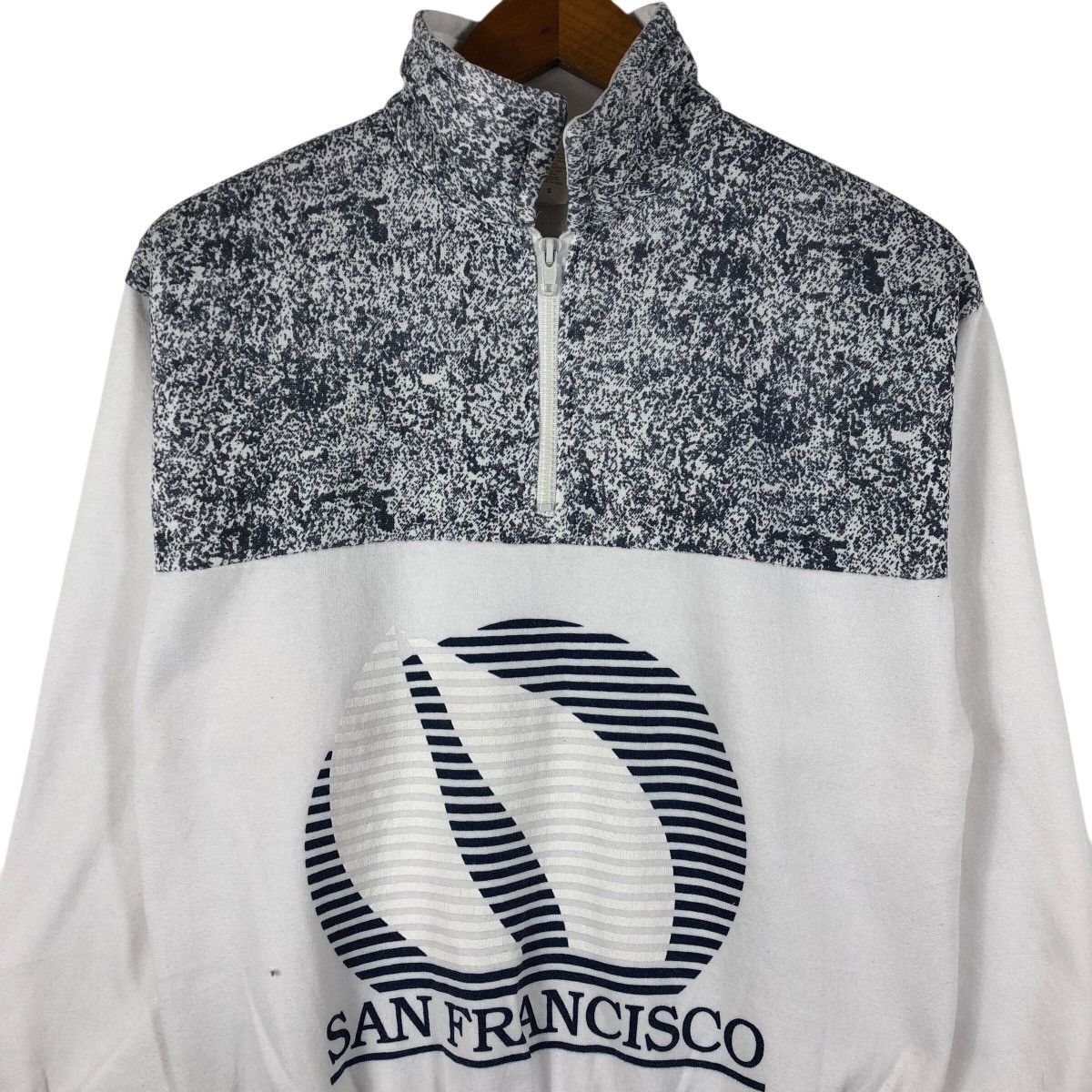 NFL SAN FANCISCO Vintage Sail Boat Half Zipper Sweatshirt Size US S / EU 44-46 / 1 - 2 Thumbnail