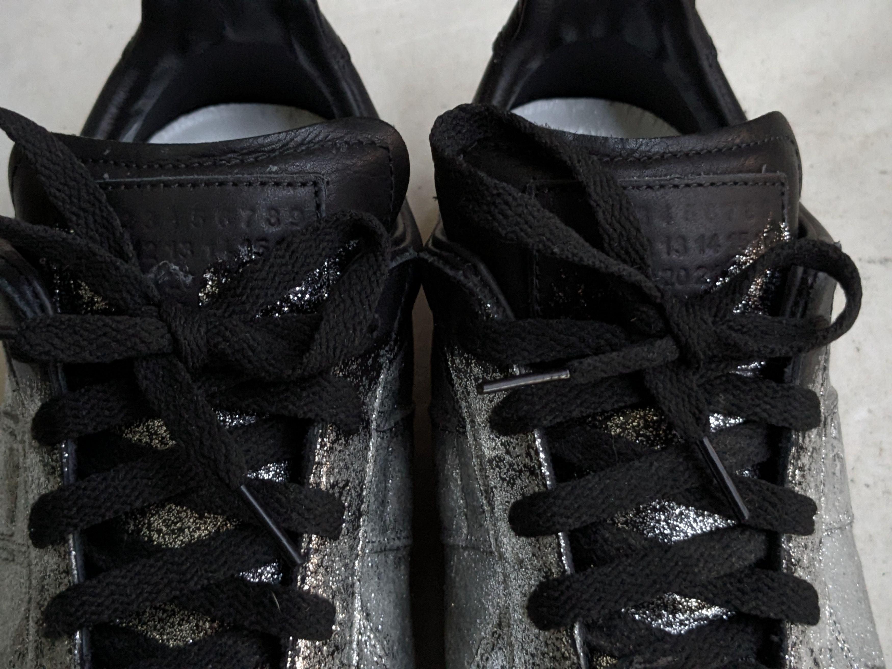 Maison Margiela Maison Margiela Replica GAT Black Silver 9 42 Low Tops Size US 9 / EU 42 - 6 Thumbnail
