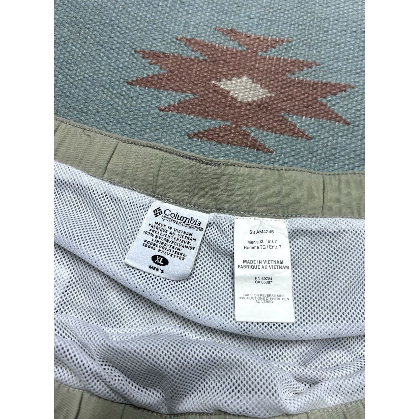 Vintage Columbia Men’s Cargo Belted Nylon Shorts Outdoor Hiking XL Beige 42W 18” Outseam 6.5” Inseam Men’s Clothing Size US 36 / EU 52 - 5 Thumbnail