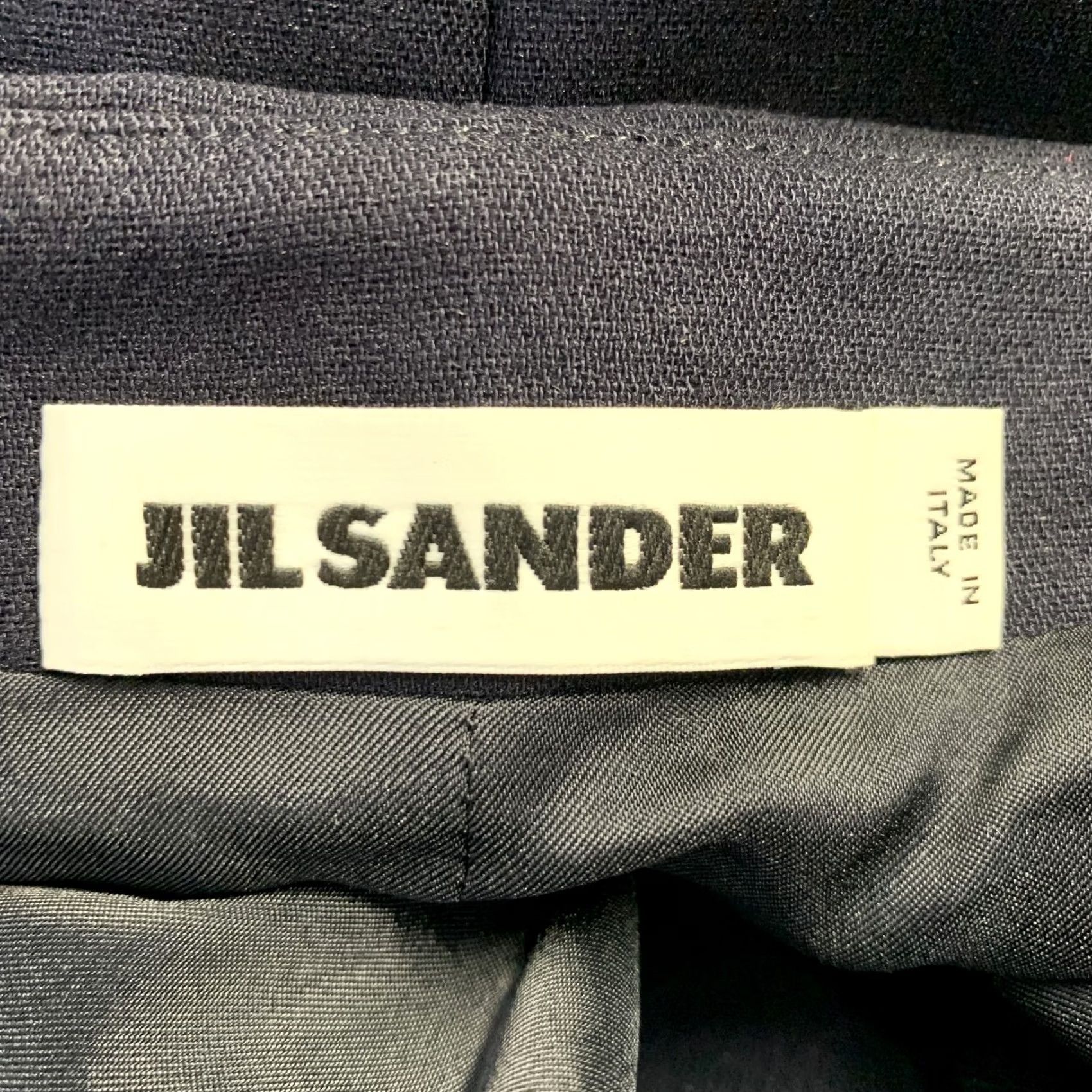 Jil Sander JIL SANDER Skirt Navy Cotton Blend Zip Up A-Line Size 2 Womens Size 26" / US 2 / IT 38 - 3 Thumbnail
