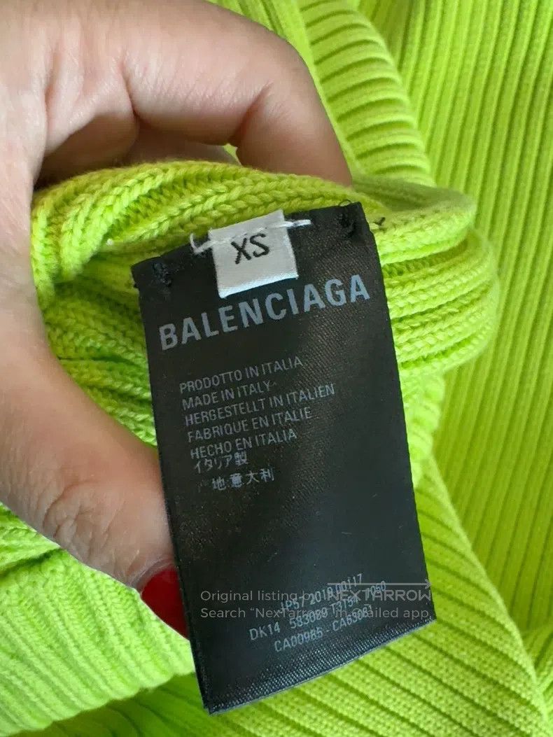 Balenciaga Balenciaga Wool knitted sweater Size US XS / EU 42 / 0 - 6 Thumbnail