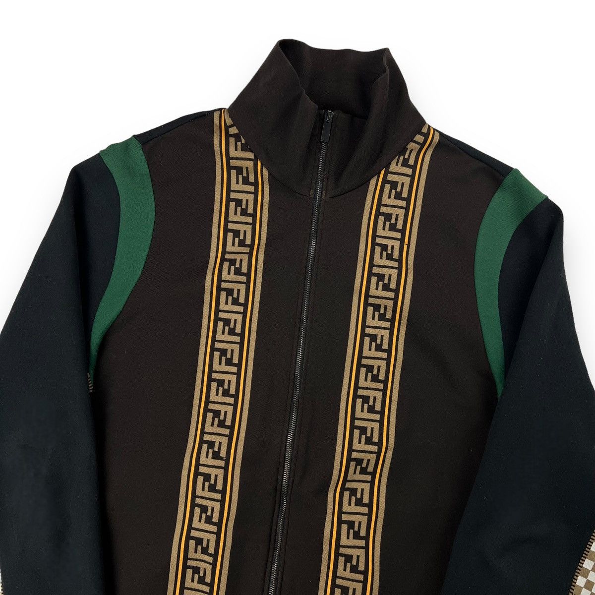 Fendi Fendi FF Panelled Track Jacket Size US XL / EU 56 / 4 - 1 Thumbnail