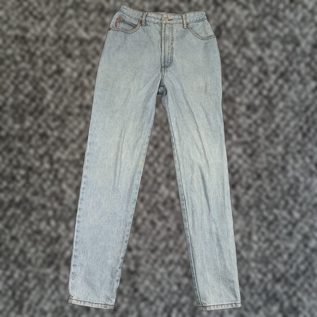 Vintage VINTAGE Bongo Jeans Womens Size 7 Light Wash High Rise Straight Fit Made in USA Size 28" / US 6 / IT 42 - 1 Thumbnail