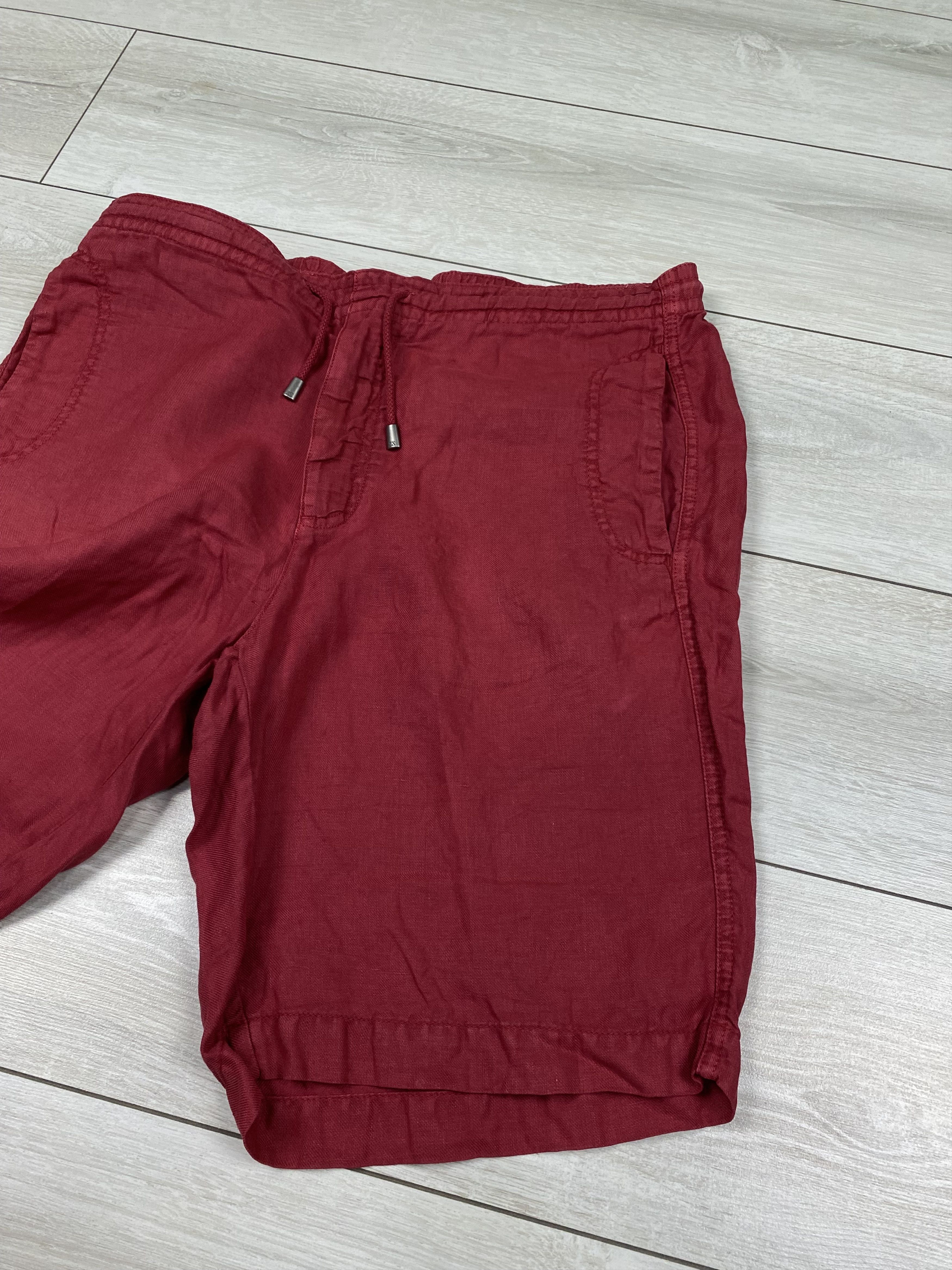 Ermenegildo Zegna Vintage Zegna sport red linen shorts size s-m Size US 31 - 7 Thumbnail