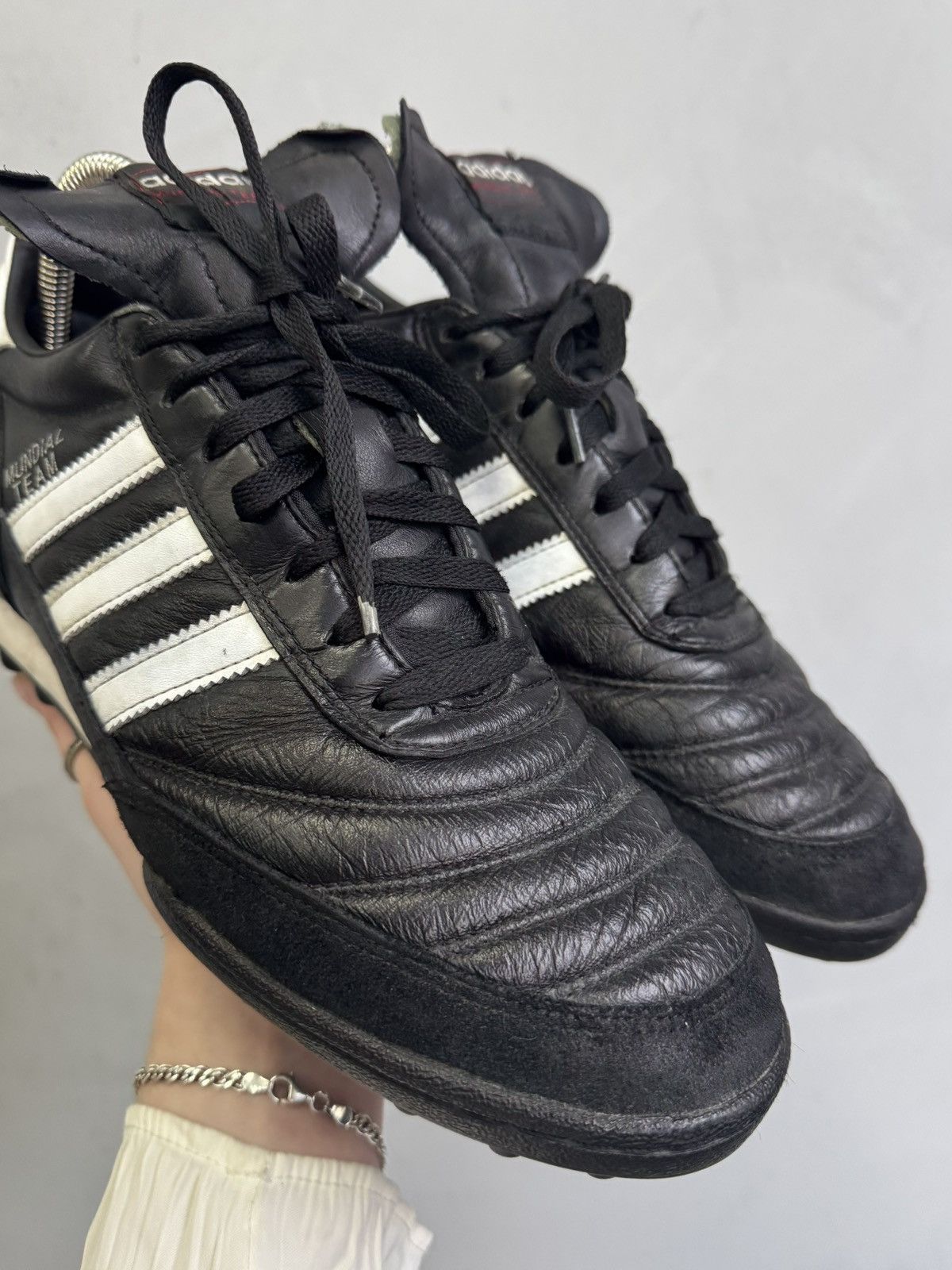 Adidas Vintage Adidas Mundial Soccer Shoes football centipedes Size US 10.5 / EU 43-44 - 3 Thumbnail