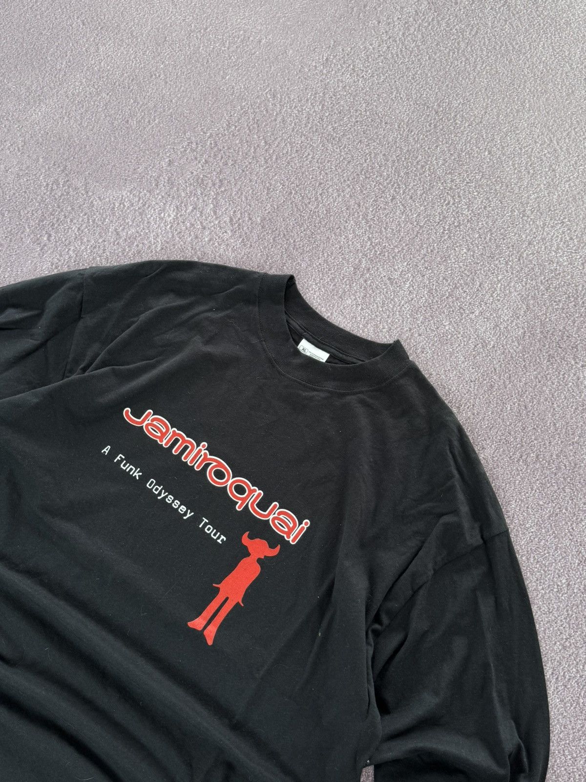 Band Tees Vintage 2002 Jamiroquai A Funk Odyssey Tour T Shirt Rare Size US XL / EU 56 / 4 - 7 Thumbnail