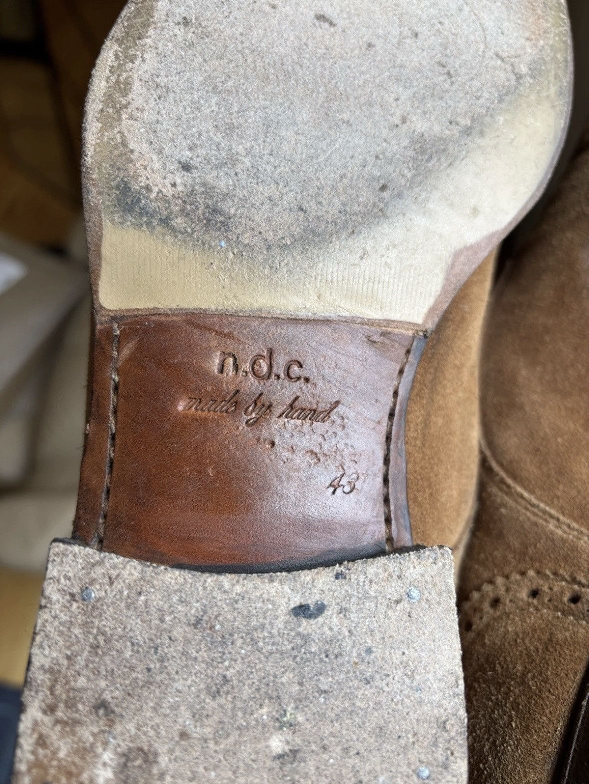 n.d.c. made by hand n.d.c. made by hand Shoes Men's Brian Derby Suede EU43/US 10 Size US 10 / EU 43 - 6 Thumbnail