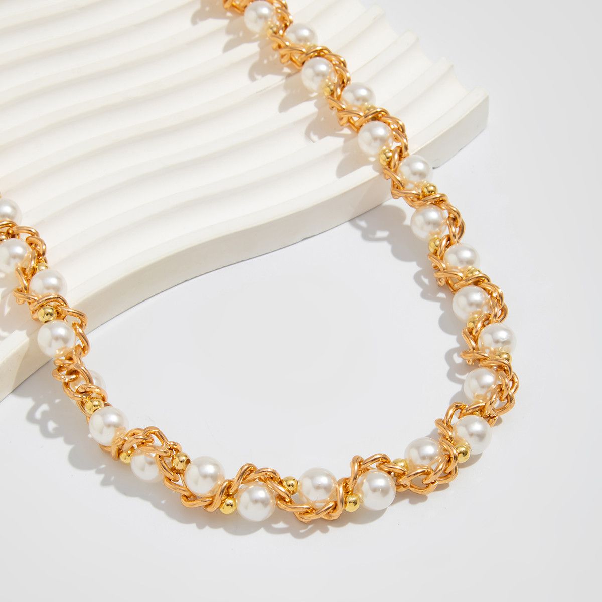 Vintage Hip Hop Imitation Pearl Waist Chain Size ONE SIZE - 6 Thumbnail