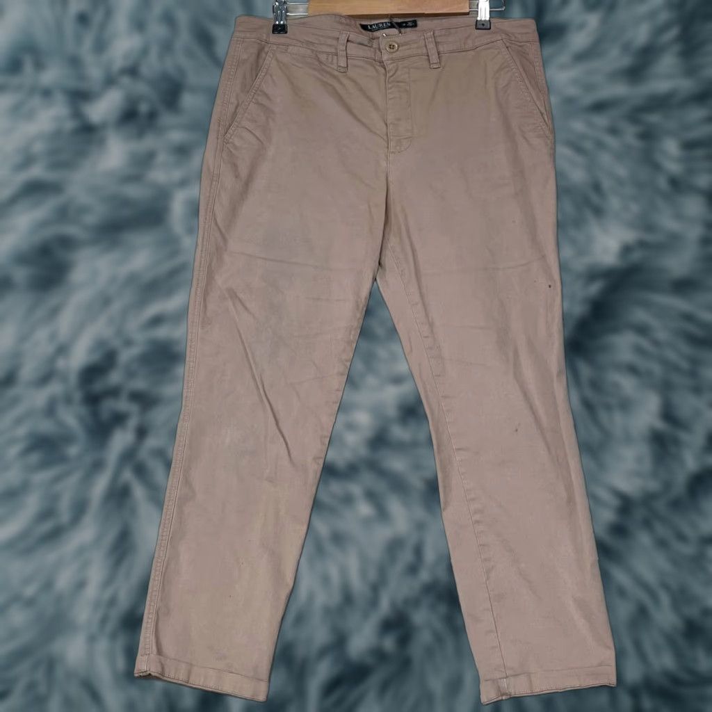Ralph Lauren Lauren Ralph Lauren Pants Women 12 Beige Chino See All Pics Size 34" / US 12 / IT 48 - 1 Thumbnail
