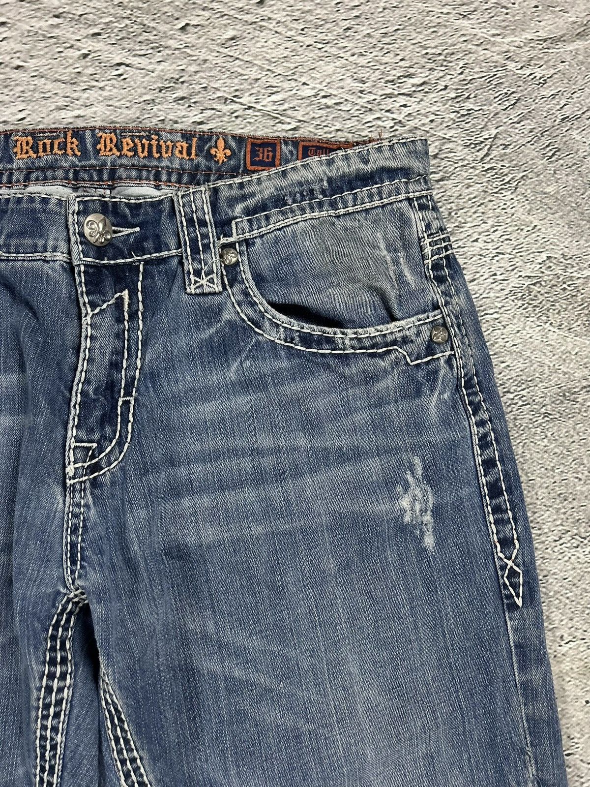 Rock Revival Rock Revival washed jeans Y2K relaxed Tallon Size US 36 / EU 52 - 9 Thumbnail