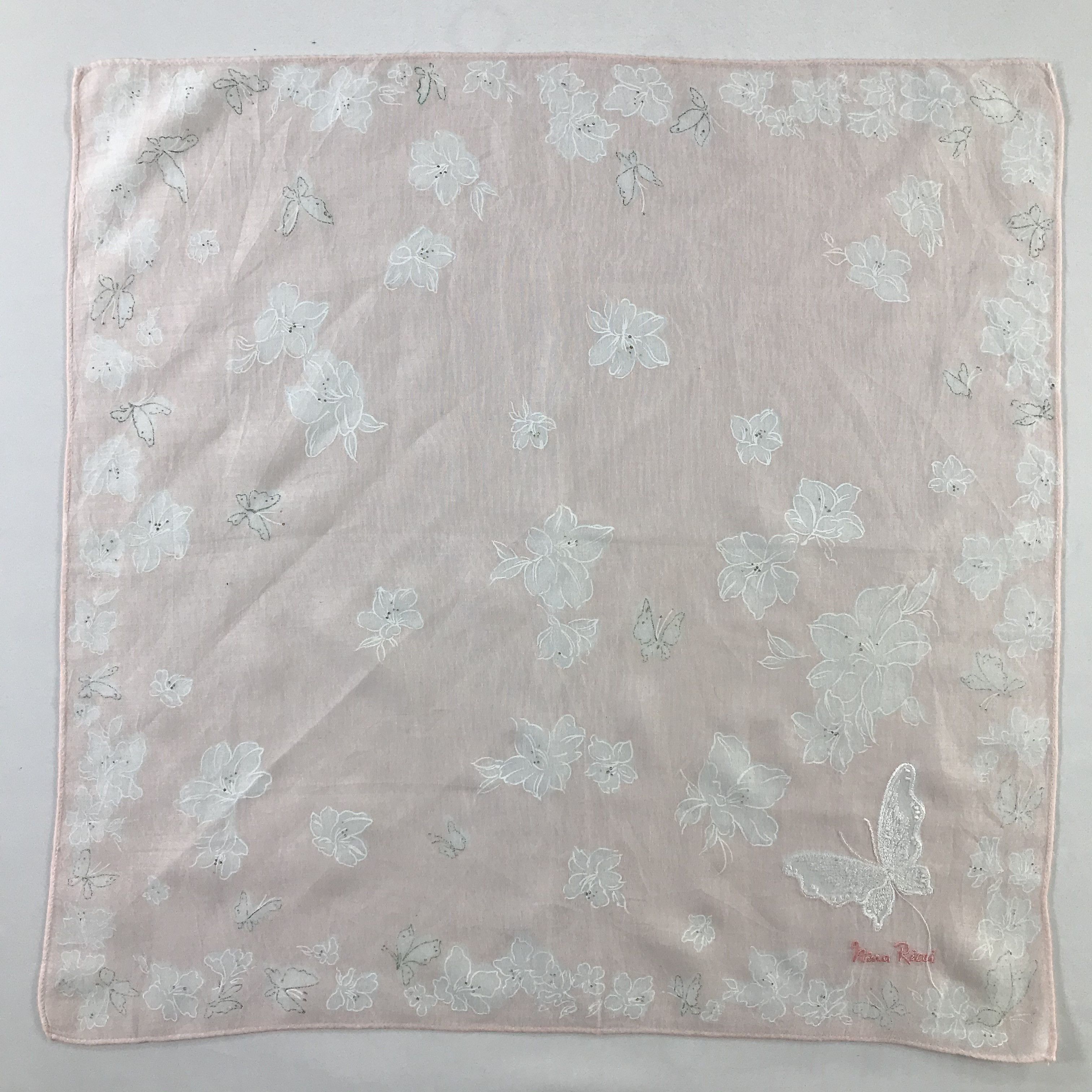 Nina Ricci × Vintage Nina Ricci Bandana / Handkerchief / Neckerchief - S554 Size ONE SIZE - 1 Thumbnail