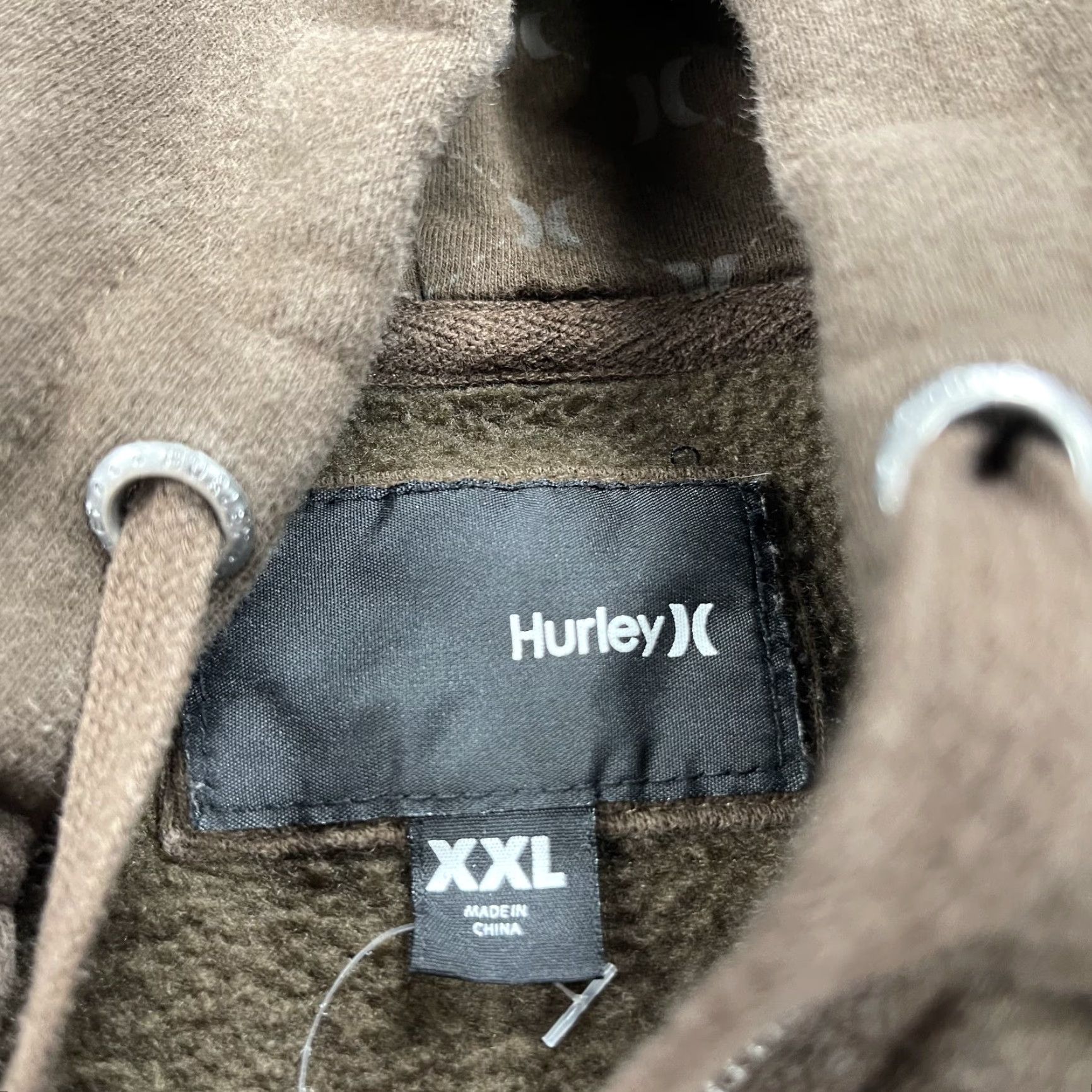 Hurley VINTAGE Hurley Hoodie Mens 2XL Brown Skate Surf Full Zip Pinkman Sweatshirt 00s Size US XXL / EU 58 / 5 - 4 Thumbnail