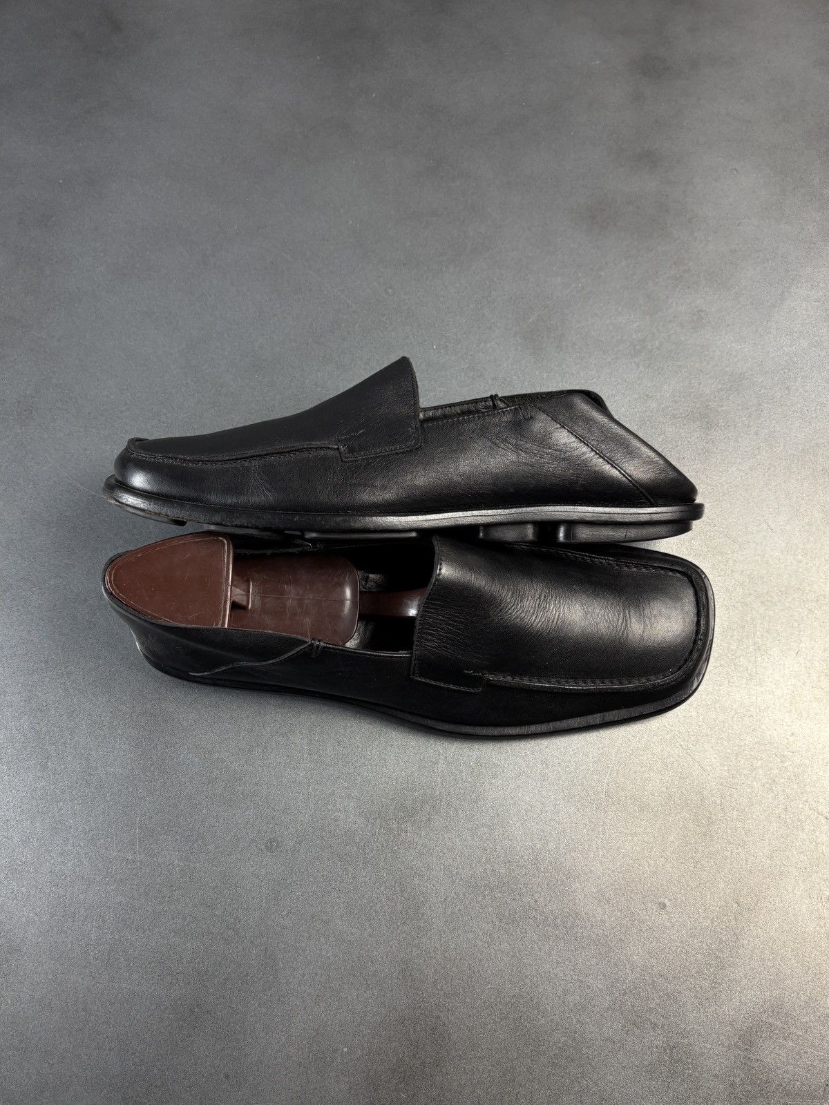 Prada Square Toe Loafers | Grailed