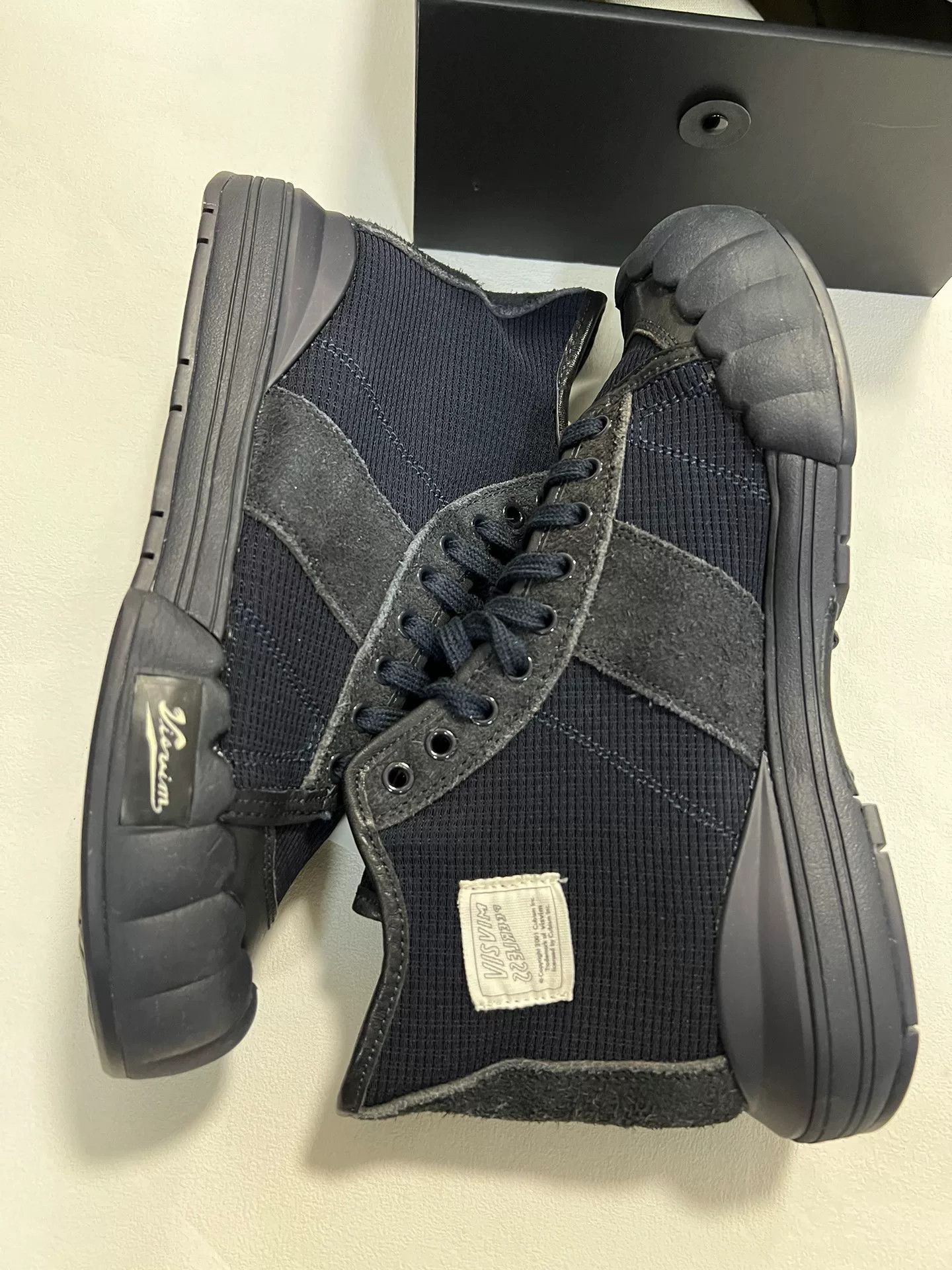 Visvim visvim lanier hi navy athletic sneakers Size US 9.5 / EU 42-43 - 3 Thumbnail