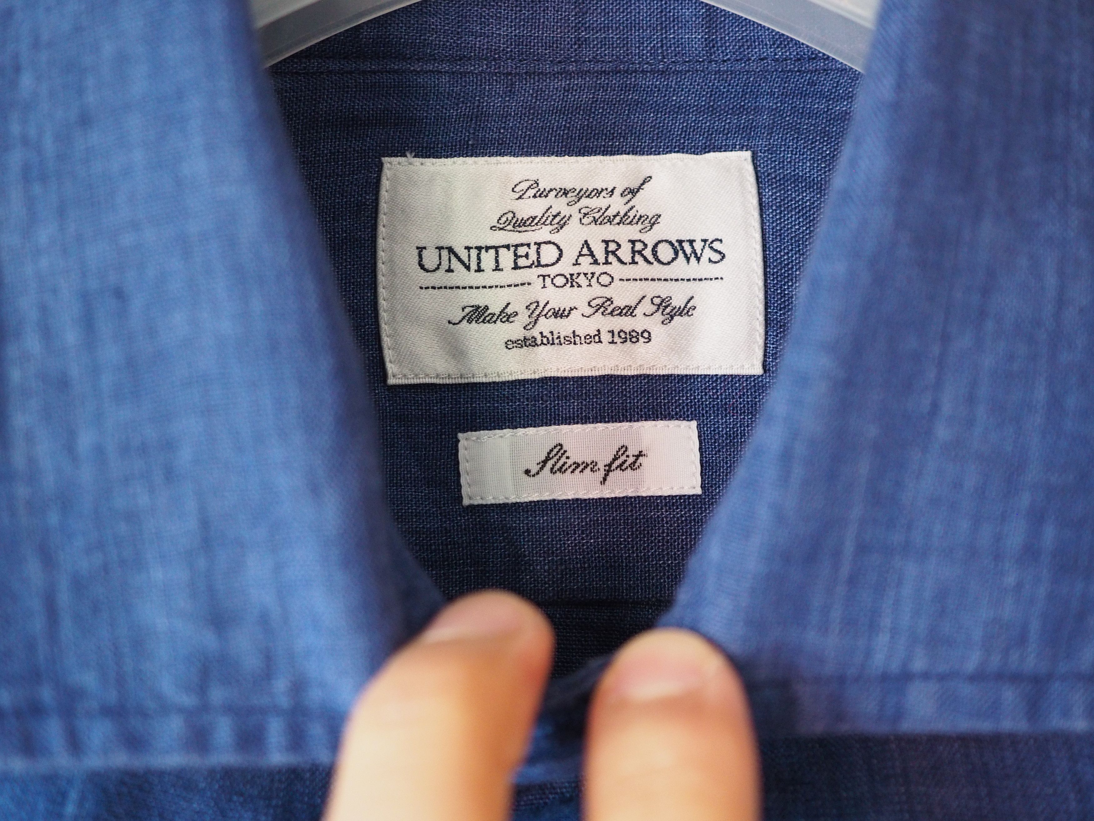 United Arrows Linen Button Up in Cobalt Blue Size US S / EU 44-46 / 1 - 3 Thumbnail