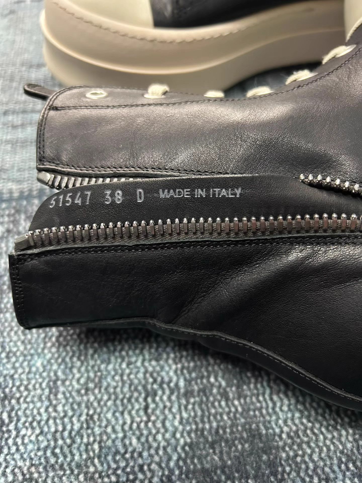 Rick Owens Rick Owens High Top Converse Style Sneakers Size US 8 / IT 38 - 8 Thumbnail