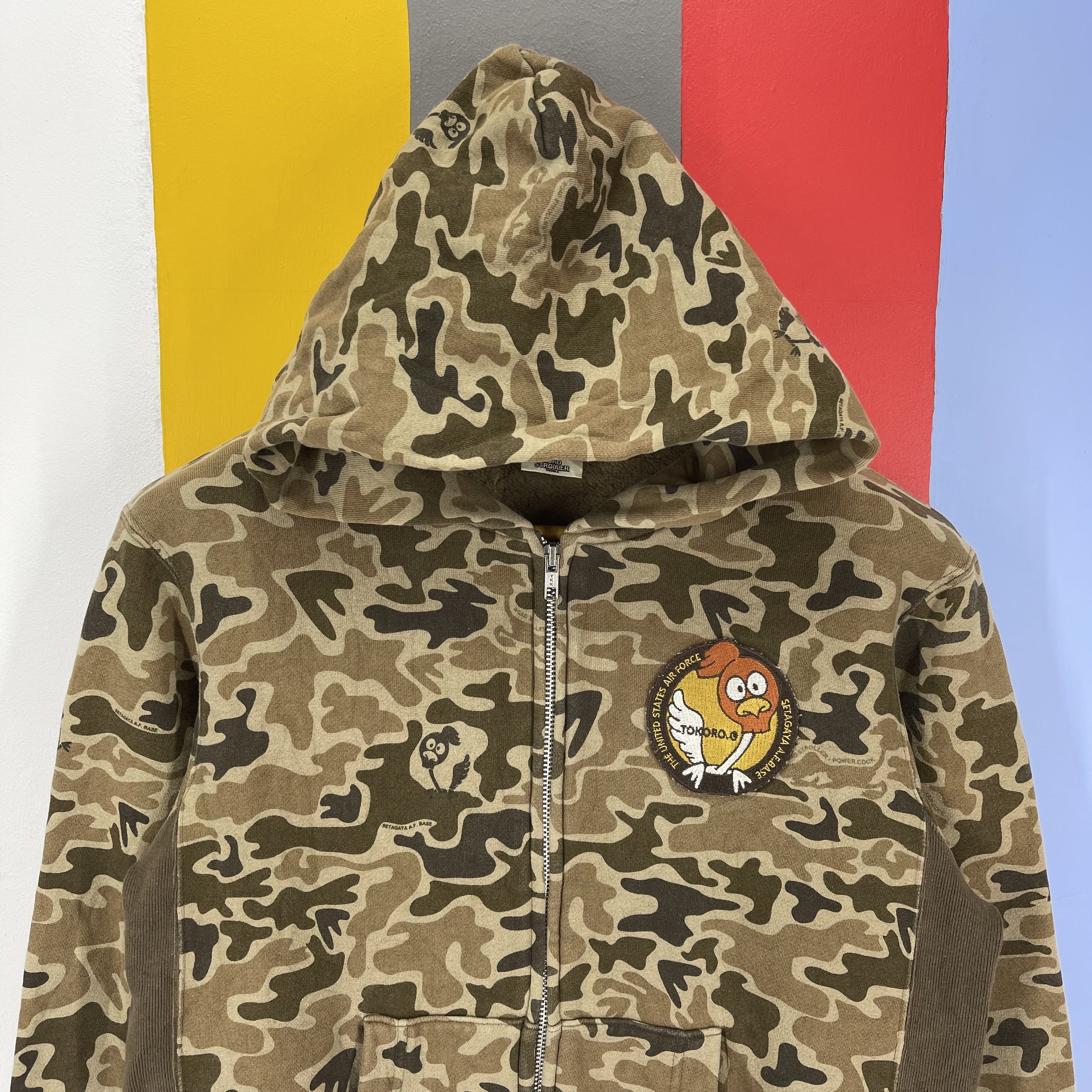 Japanese Brand ROAD STROLLER USAF Zipper Hoodie #1090/AM Size US S / EU 44-46 / 1 - 2 Thumbnail