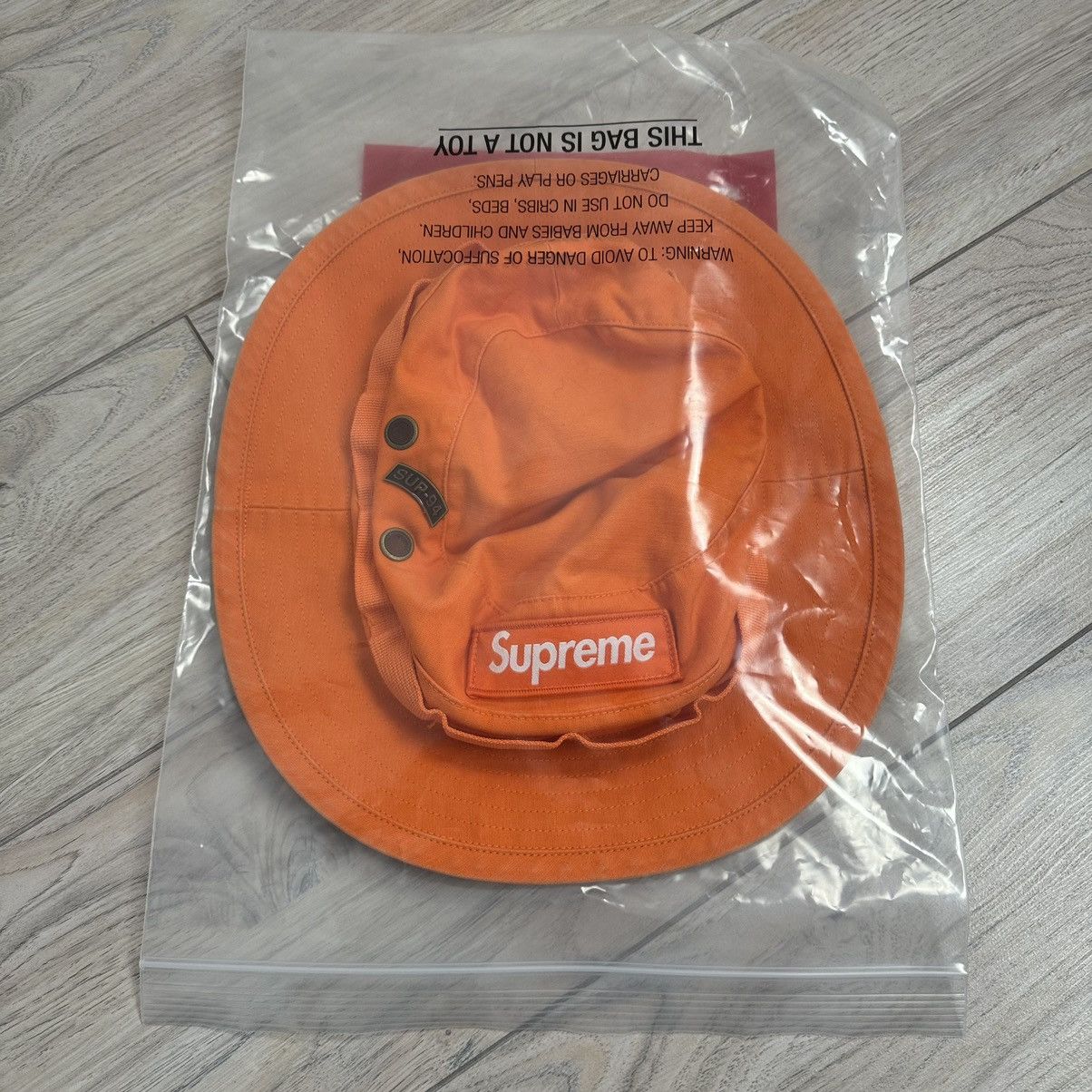 Hypebeast S/M Supreme Military Boonie Orange FW24 Size ONE SIZE - 3 Thumbnail