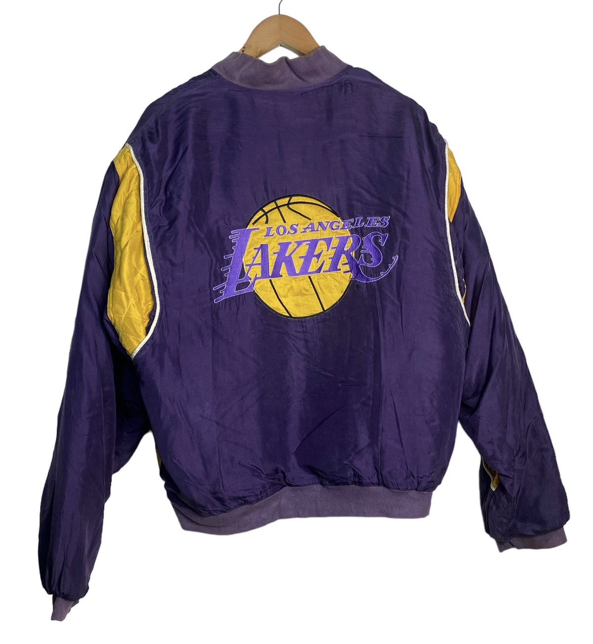 NBA LOS ANGELES LAKERS L.A BOMBER JACKET Size US L / EU 52-54 / 3 - 2 Thumbnail