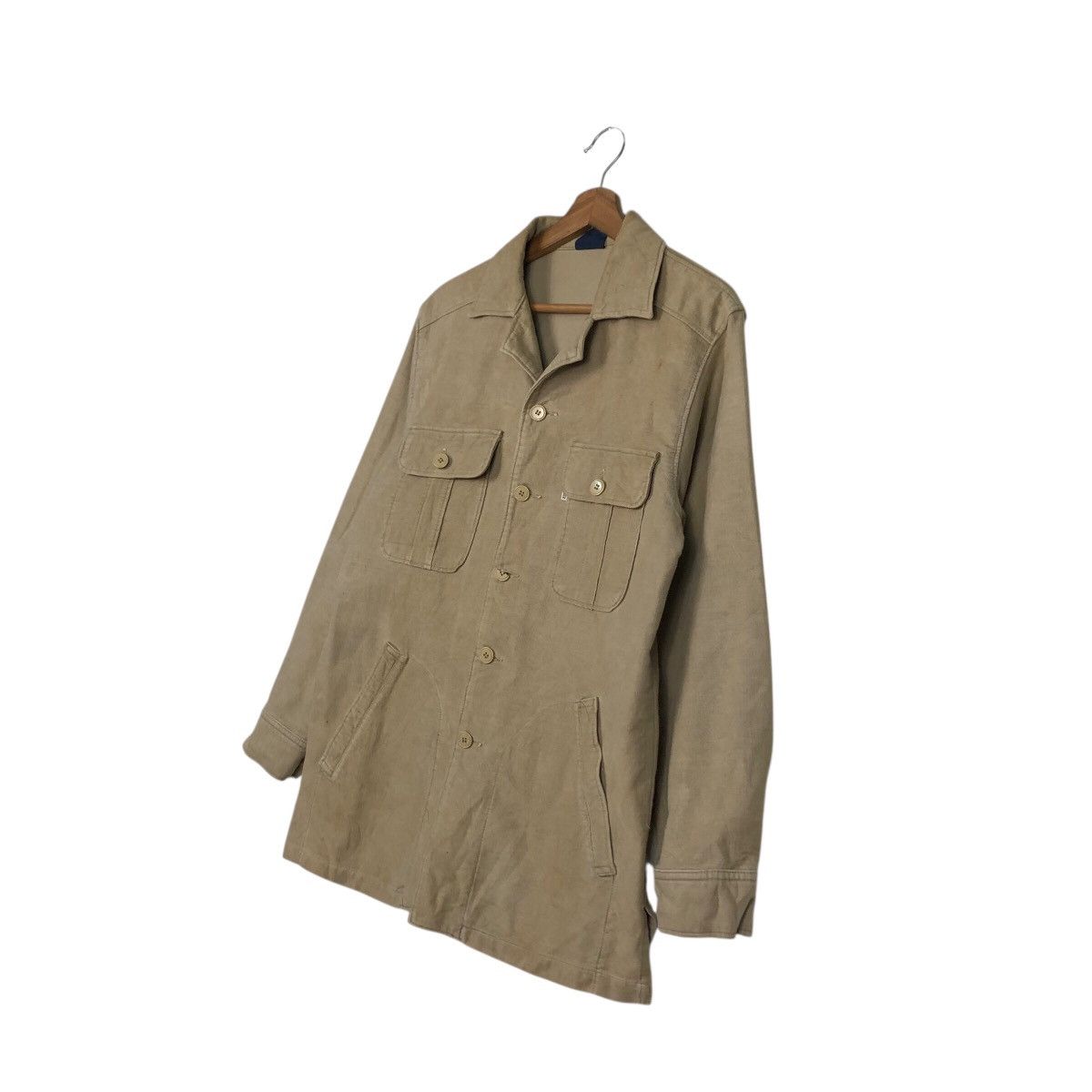 Japanese Brand 📌Vintage Trucker Chore Work Jacket Big John Multi Pocket Size US L / EU 52-54 / 3 - 3 Thumbnail
