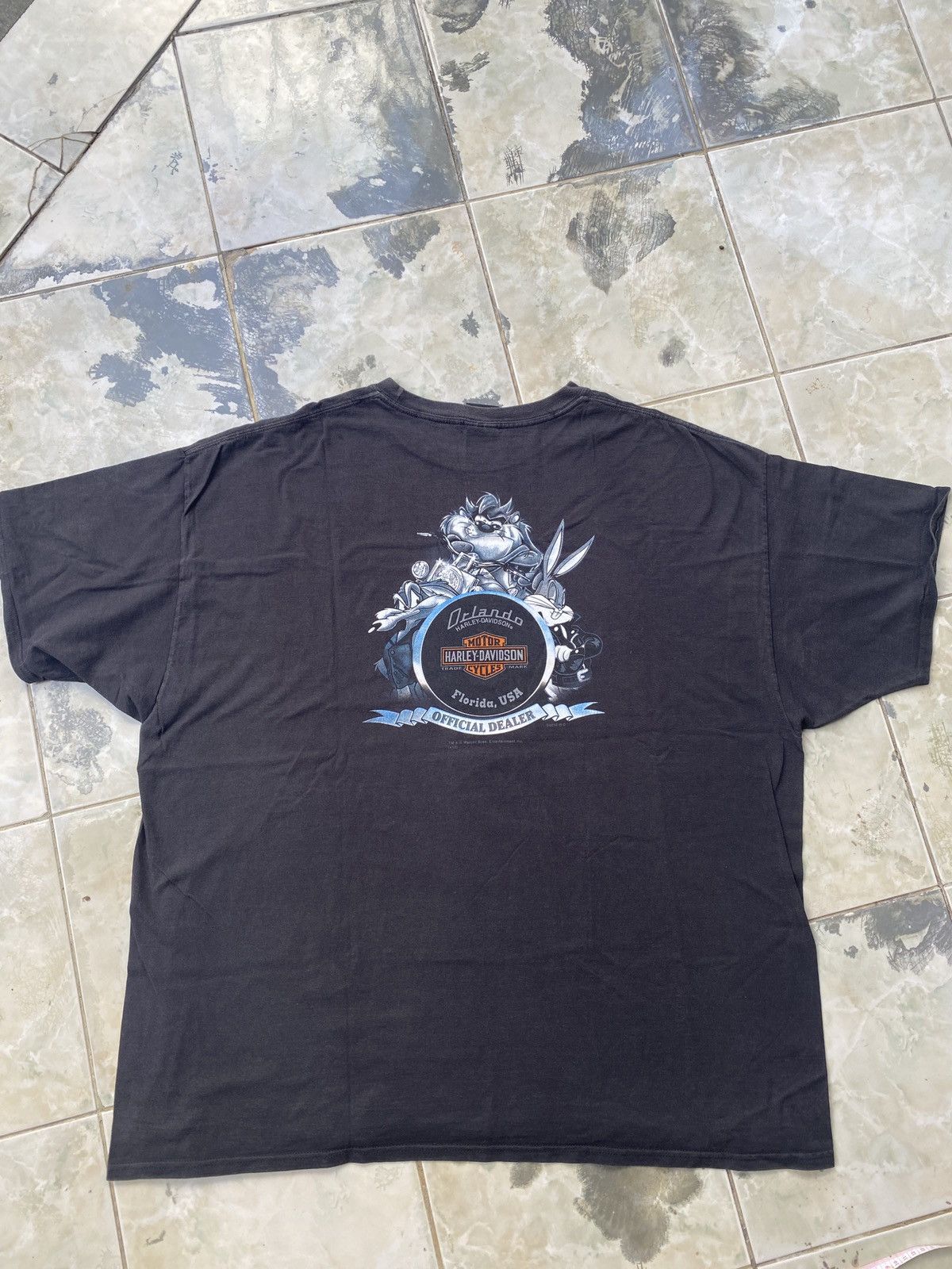 Vintage 2014 Harley Davidson × Looney Tunes Tee — Official Vintage Size US XXL / EU 58 / 5 - 7 Thumbnail