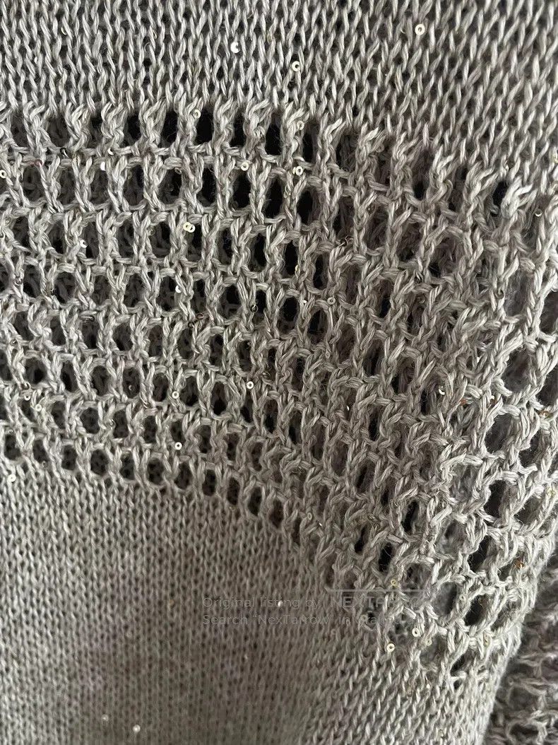 Brunello Cucinelli Brunello Cucinelli Knitted sequin top Size XL / US 12-14 / IT 48-50 - 3 Thumbnail