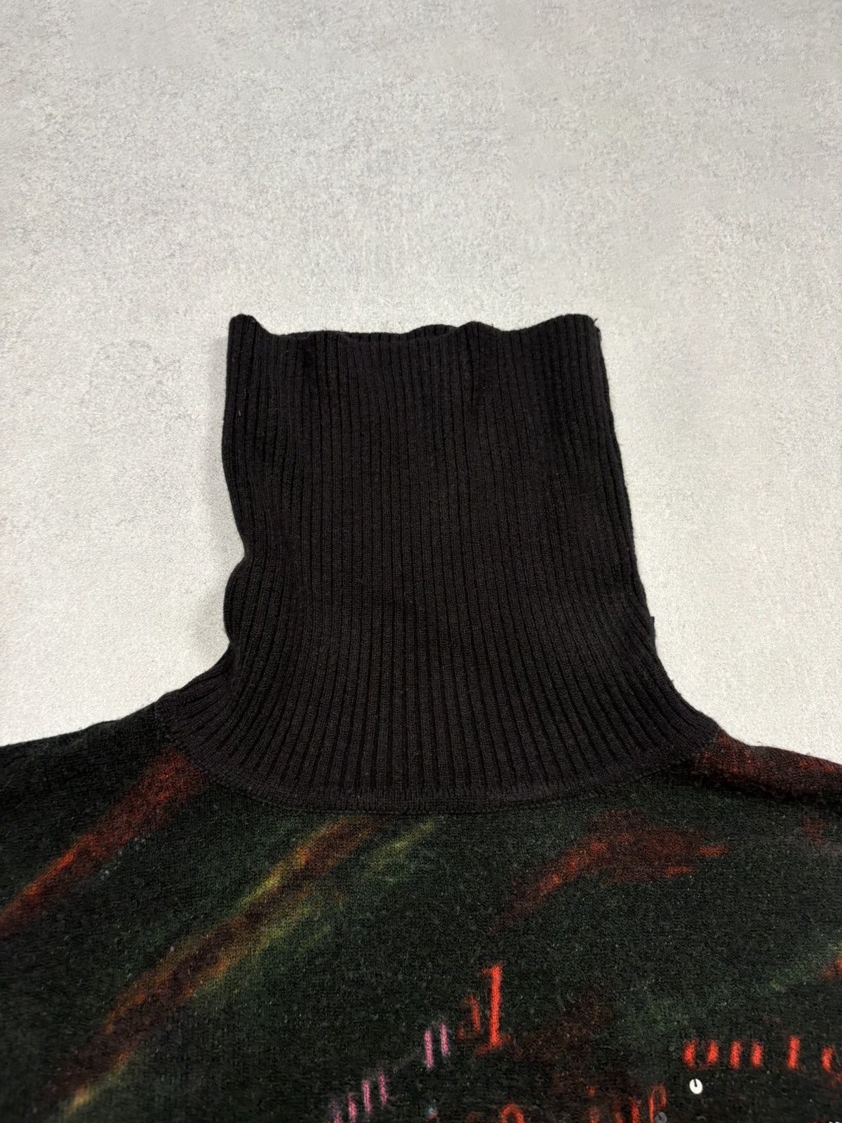 Custo Barcelona Vintage Custo Barcelona Wool Turtleneck Sweater Graphic Y2K Size M / US 6-8 / IT 42-44 - 14 Thumbnail