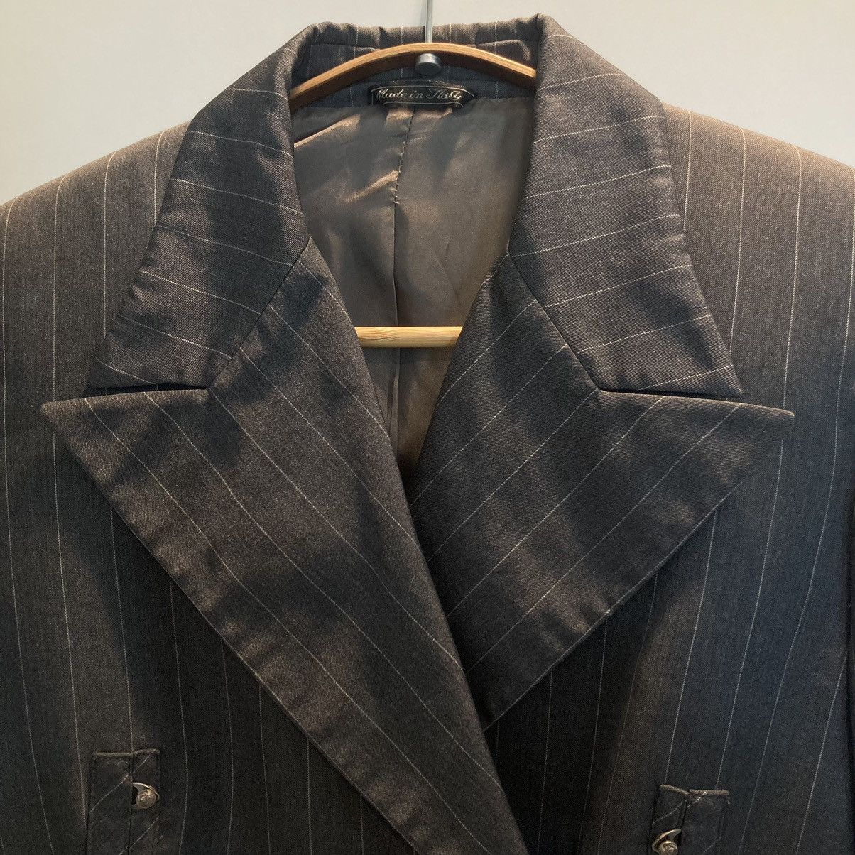 Versace Vintage 90s GIANNI VERSACE Runway S/S 1995 Women's jacket Size M / US 6-8 / IT 42-44 - 11 Thumbnail