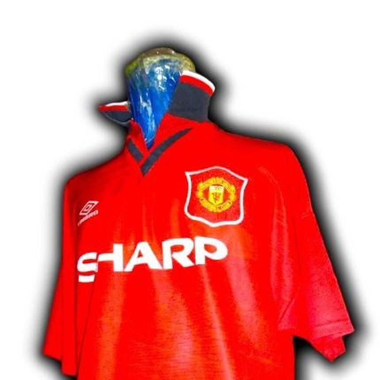 Umbro Manchester United England 1994 1995 1996 Home shirt jersey Size US XL / EU 56 / 4 - 1 Thumbnail