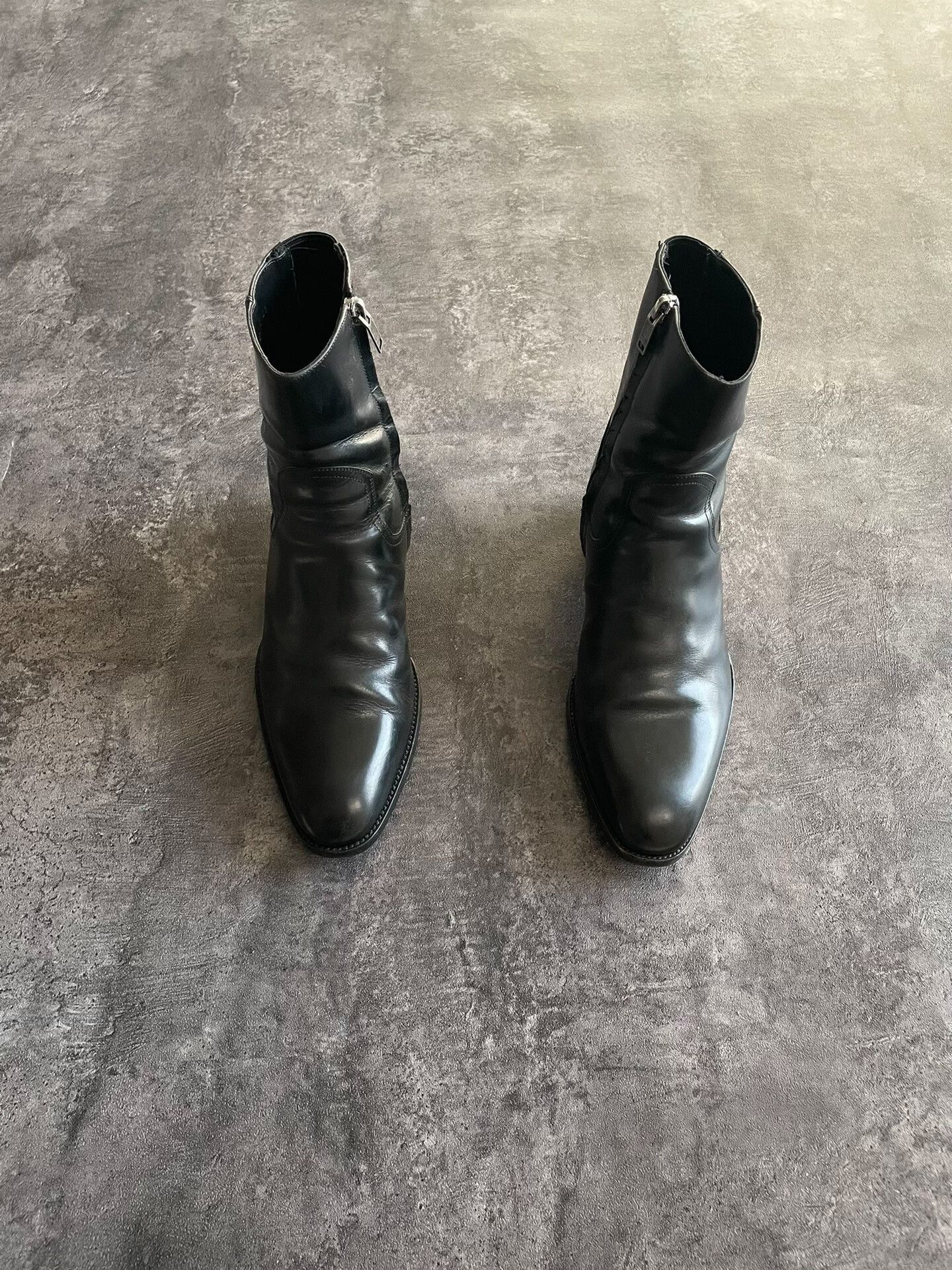 Saint Laurent Paris Saint Laurent black zip ankle boots size 41. Size US 8.5 / EU 41-42 - 5 Thumbnail