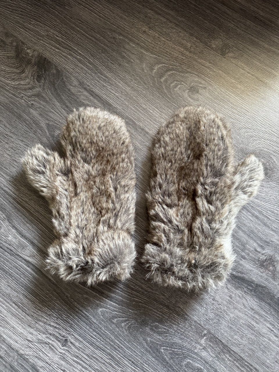 Japanese Brand CRAZY Y2K Faux Fur Fuzzy Gloves Mittens Japan Size ONE SIZE - 4 Thumbnail