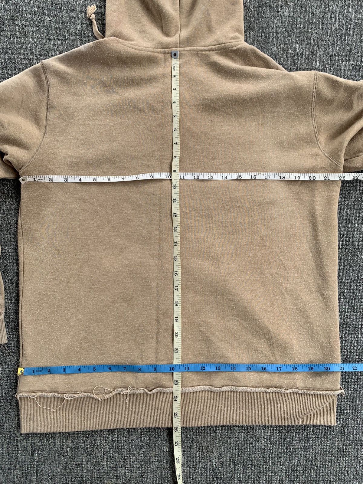 Other Indigo Bank Sunfaded Distressed Vintage Style Zip Jacket Size US L / EU 52-54 / 3 - 8 Thumbnail