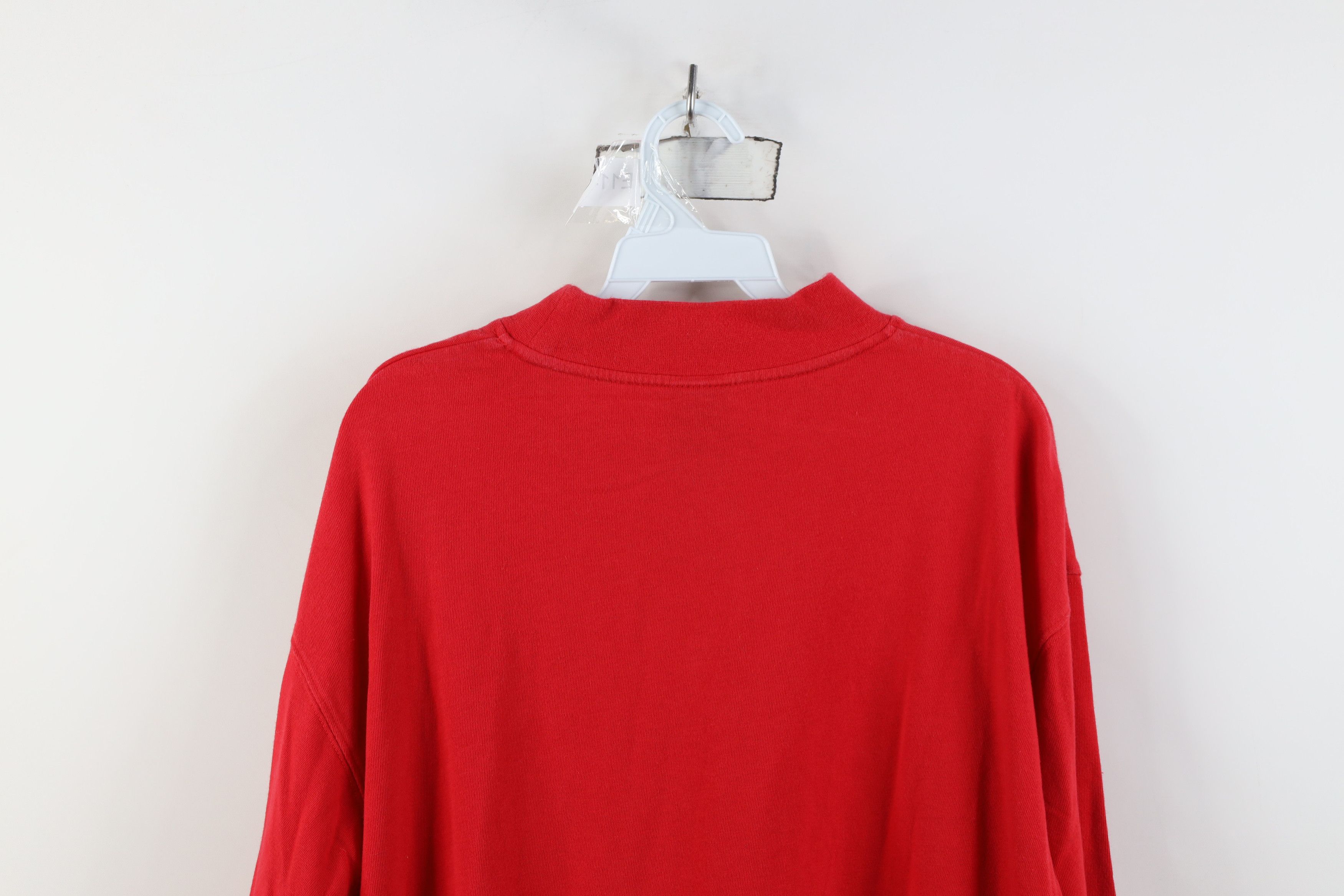 Nike Vintage Nike Swoosh Ohio State University Mock Neck T-Shirt Size US XL / EU 56 / 4 - 12 Thumbnail
