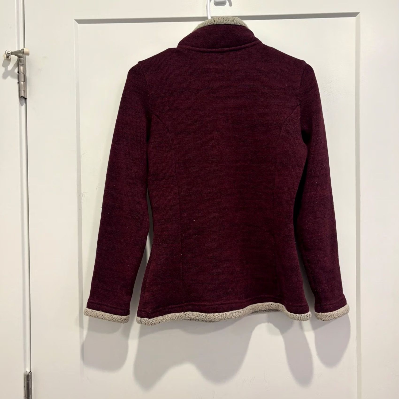 Vintage Kuhl Alska 1/4 Zip Pullover Sweater Womens XS Burgundy Fleece Trim Performance Size XS / US 0-2 / IT 36-38 - 3 Thumbnail