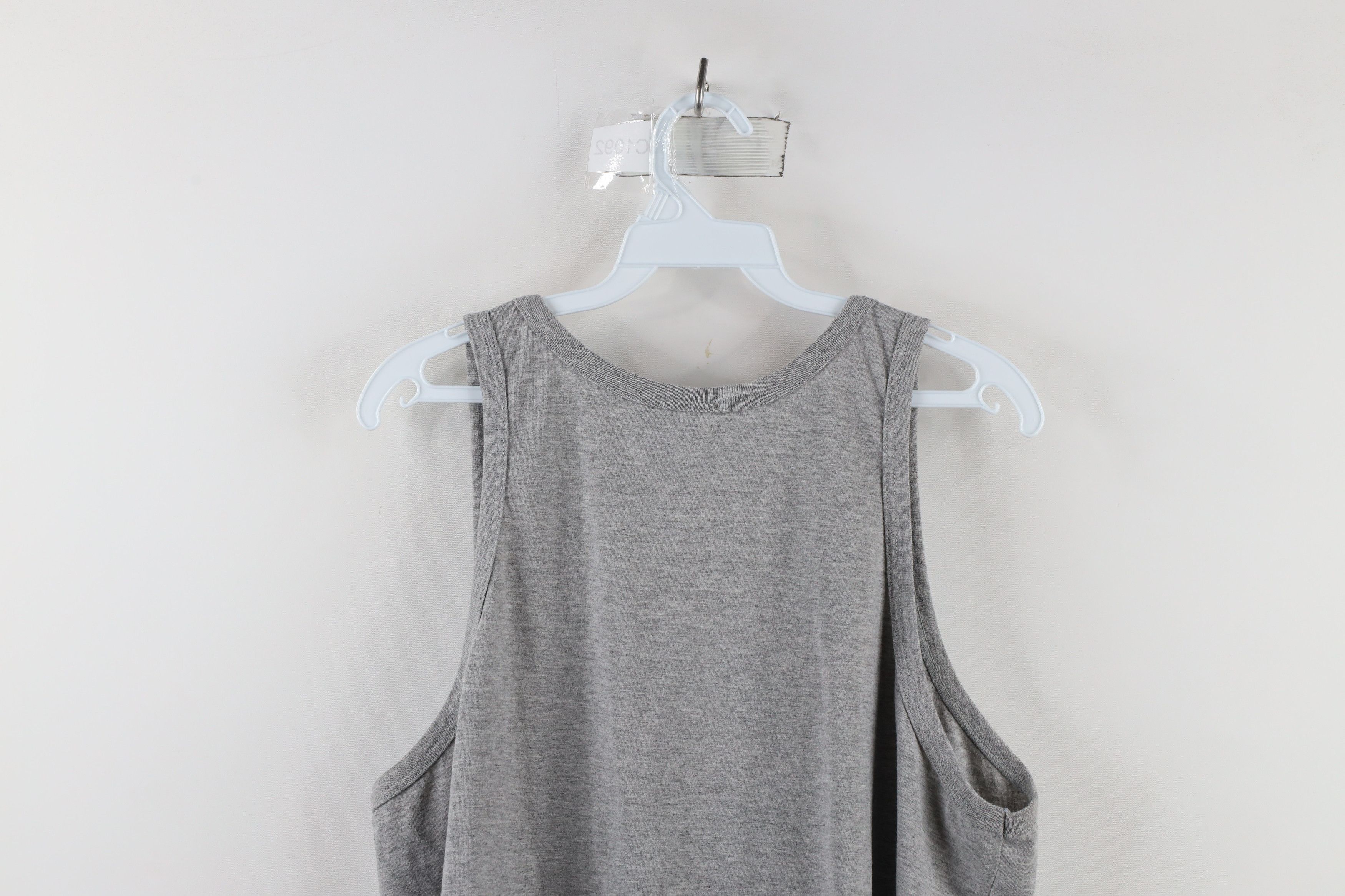 Vintage Vintage 90s Streetwear Blank Tank Top T-Shirt Heather Gray Size US XL / EU 56 / 4 - 6 Thumbnail