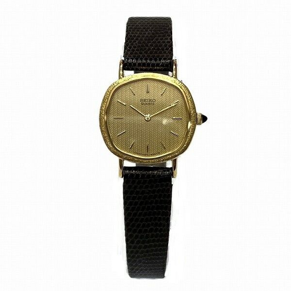 Seiko Seiko Seiko 14K Quartz Watch Precious Metal Quartz 2320-6000 DUTY FREE for USA Size ONE SIZE - 1 Thumbnail