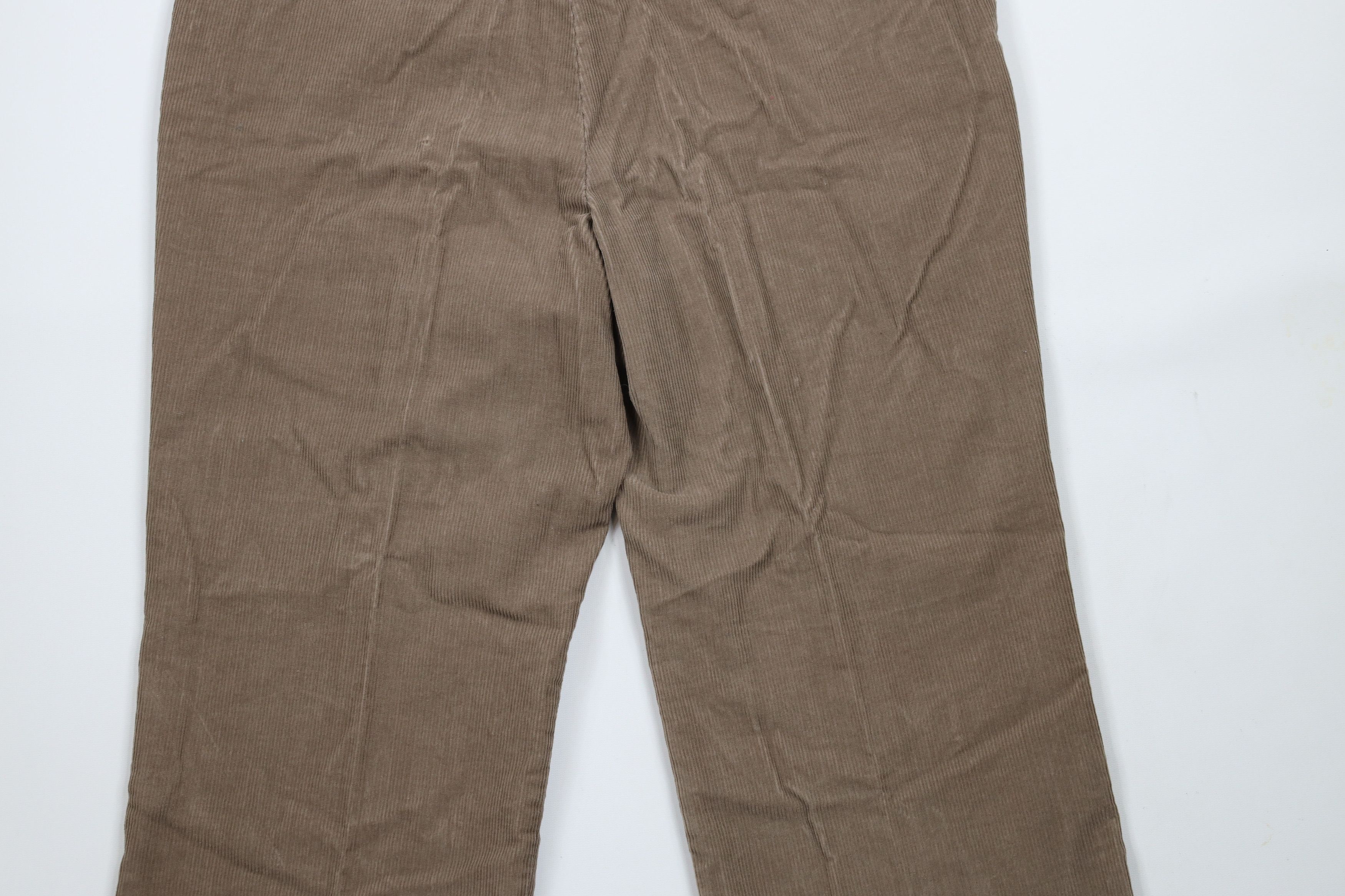Vintage Vintage 90s Streetwear Wide Leg Corduroy Chino Pants Beige Size US 36 / EU 52 - 11 Thumbnail
