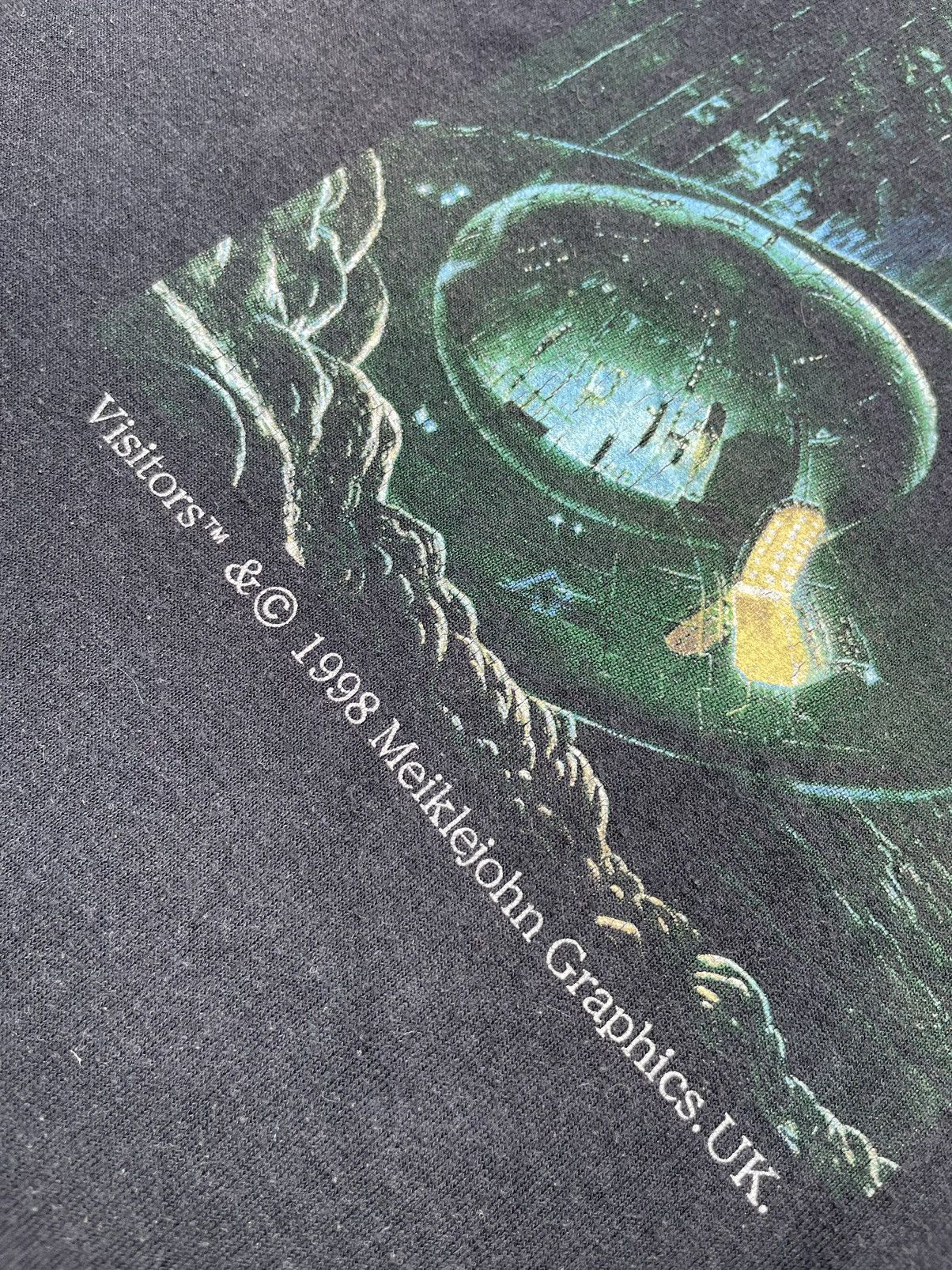Vintage × Visitor on Earth Vintage Visitor Meiklejohn Graphics Tshirt Size US L / EU 52-54 / 3 - 14 Thumbnail