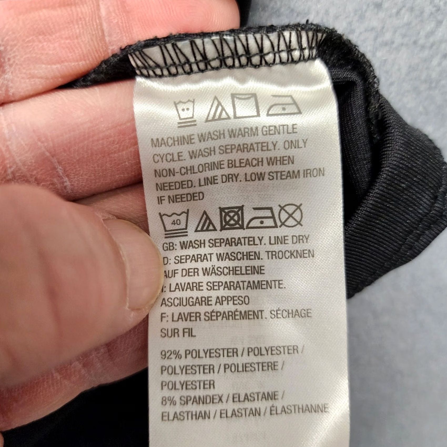 Vintage Susan Graver Essentials Tank Top Womens 3X Tank Plus Black Sleeveless Satin Silky Stretch Liqui d Knit (Liquid Knit) Pullover Machine Washable Basic Size XXL / US 16-18 / IT 52-54 - 6 Thumbnail