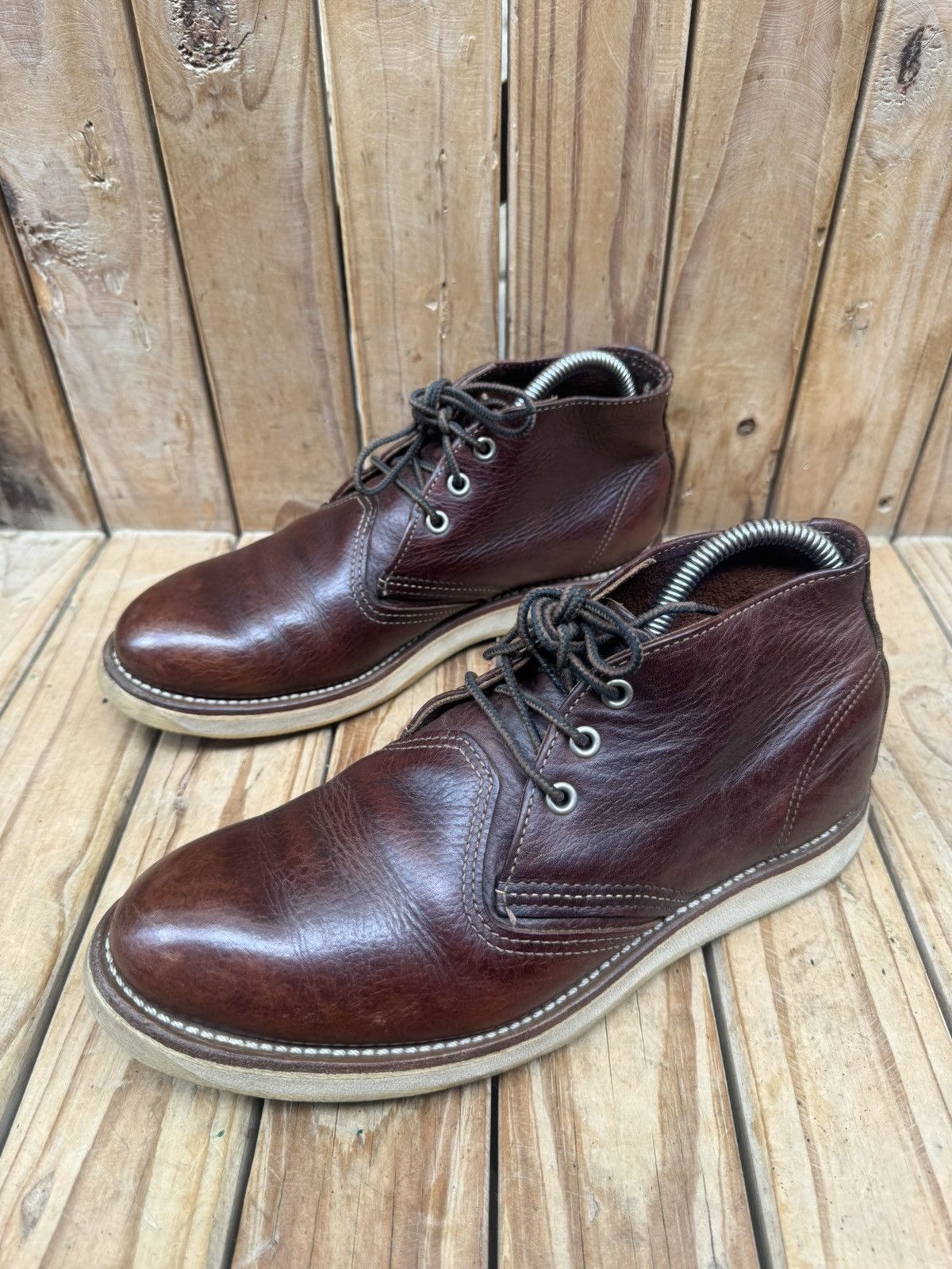 Red Wing Red Wing 3141 Chukka Brown leather boots EUR 40 UK 6.5 D Size US 7.5 / EU 40-41 - 12 Thumbnail