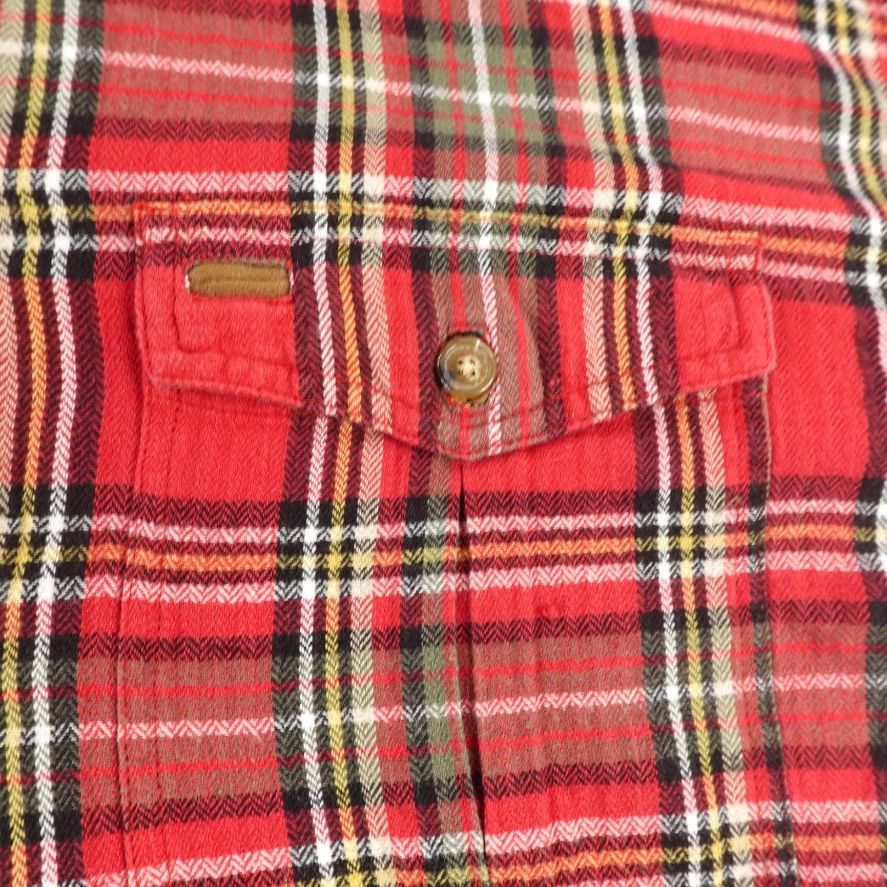 Orvis Orvis Shirt Mens Medium Red Plaid Flannel Leather Elbow Patch Button Up Outdoors Size US M / EU 48-50 / 2 - 3 Thumbnail