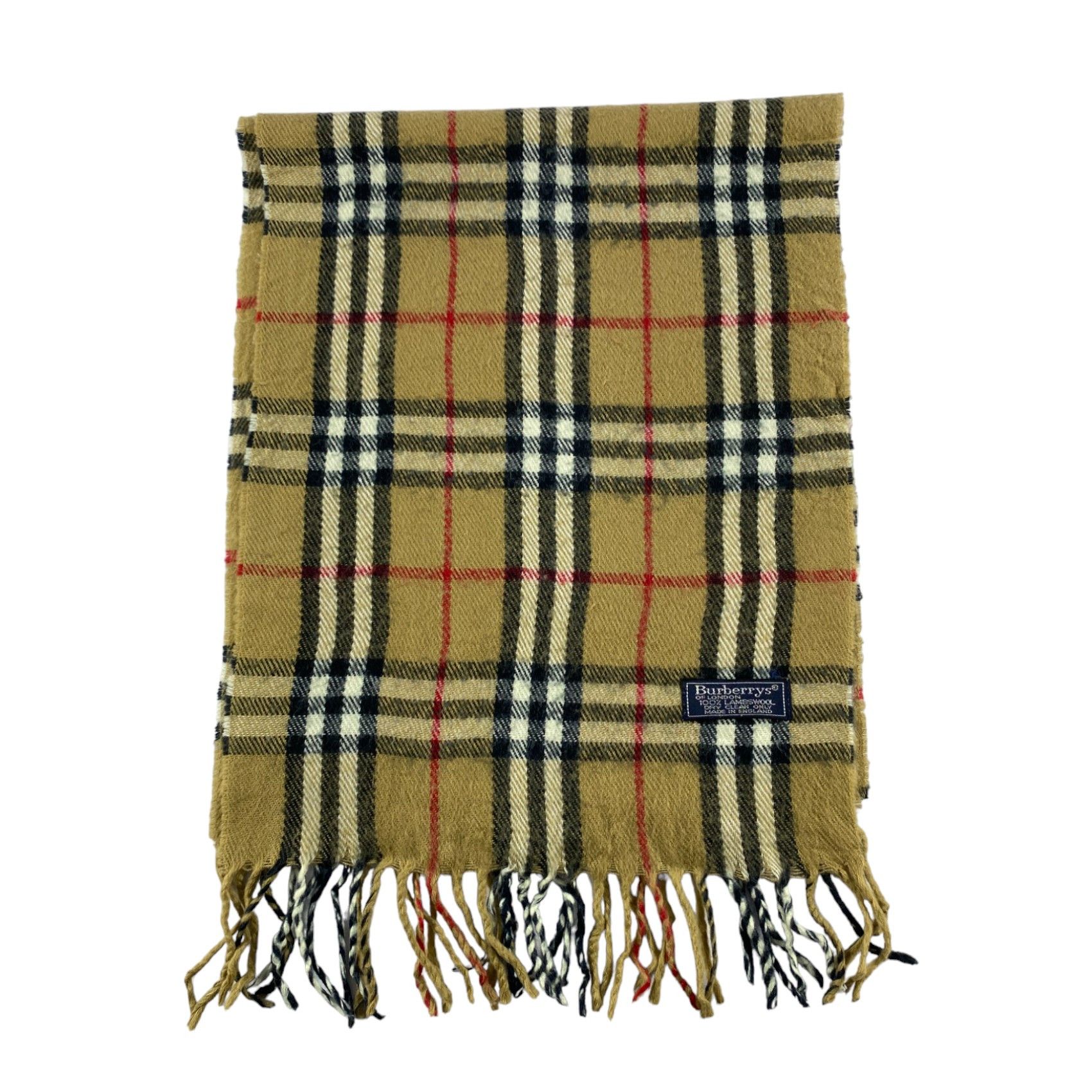 Burberry × Vintage Burberry Scarf / Muffler / Neckwear - WW1157 Size ONE SIZE - 2 Thumbnail