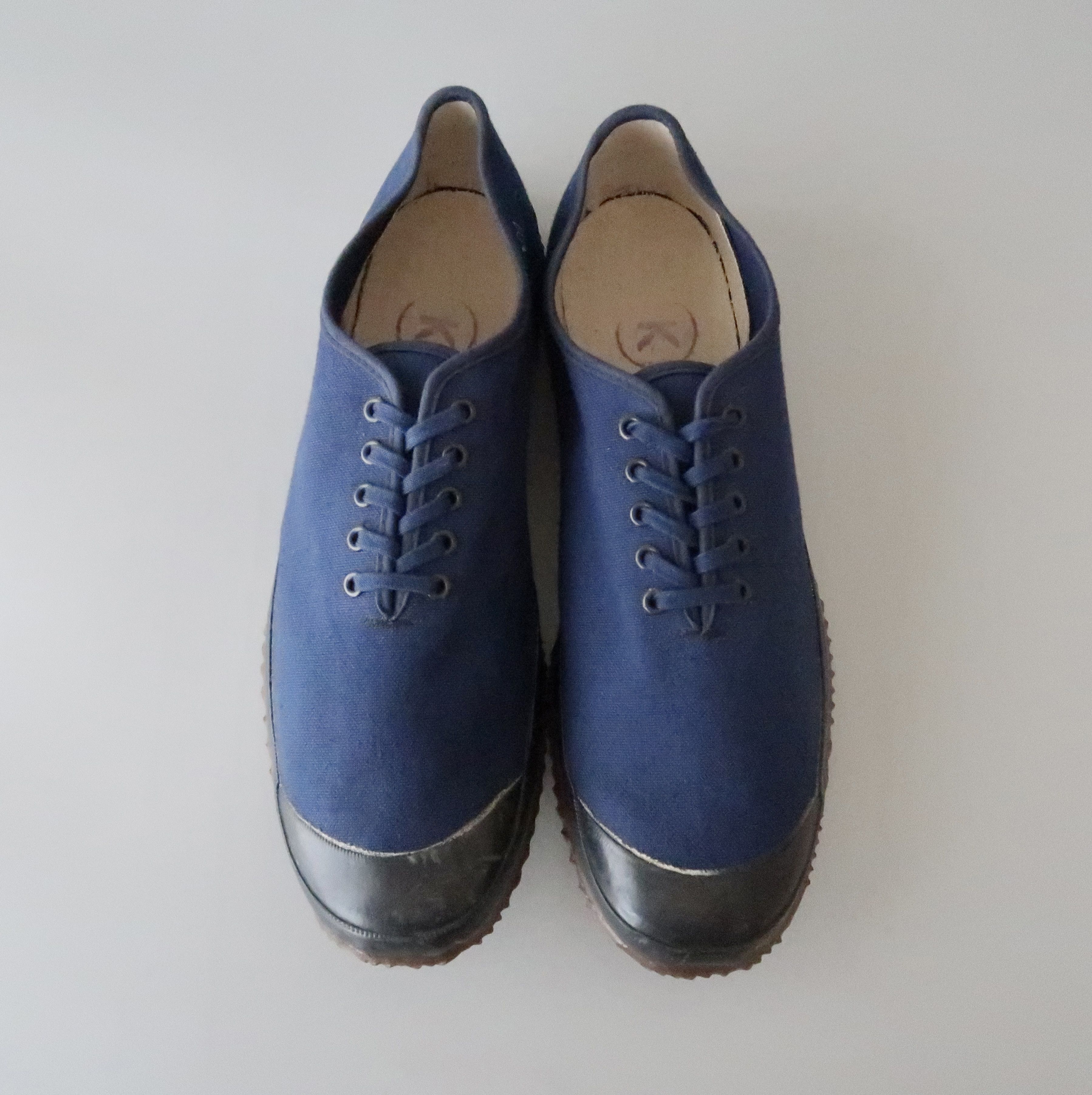 Tretorn DEADSTOCK, VTG 1940s Swedish Army gym trainers by TRETORN Size US 10.5 / EU 43-44 - 1 Thumbnail