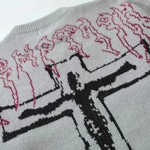 Designer × Japanese Brand Y2K Vintage Sweaters Streetwear Size US XL / EU 56 / 4 - 3 Thumbnail